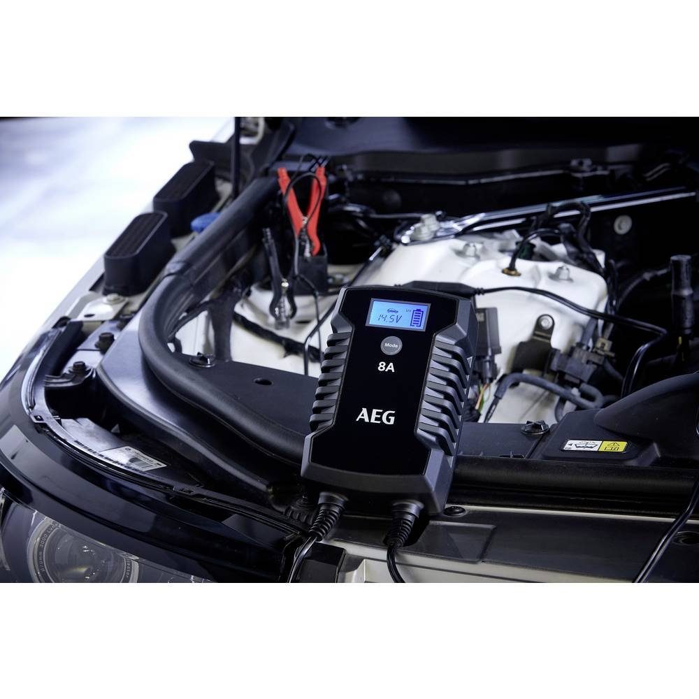 BAAS parts Automatiklader Blei/Gel/Lithium 1.5A Autobatterie-Ladegerät  (Ladeüberwachung, Ladungserhaltung)