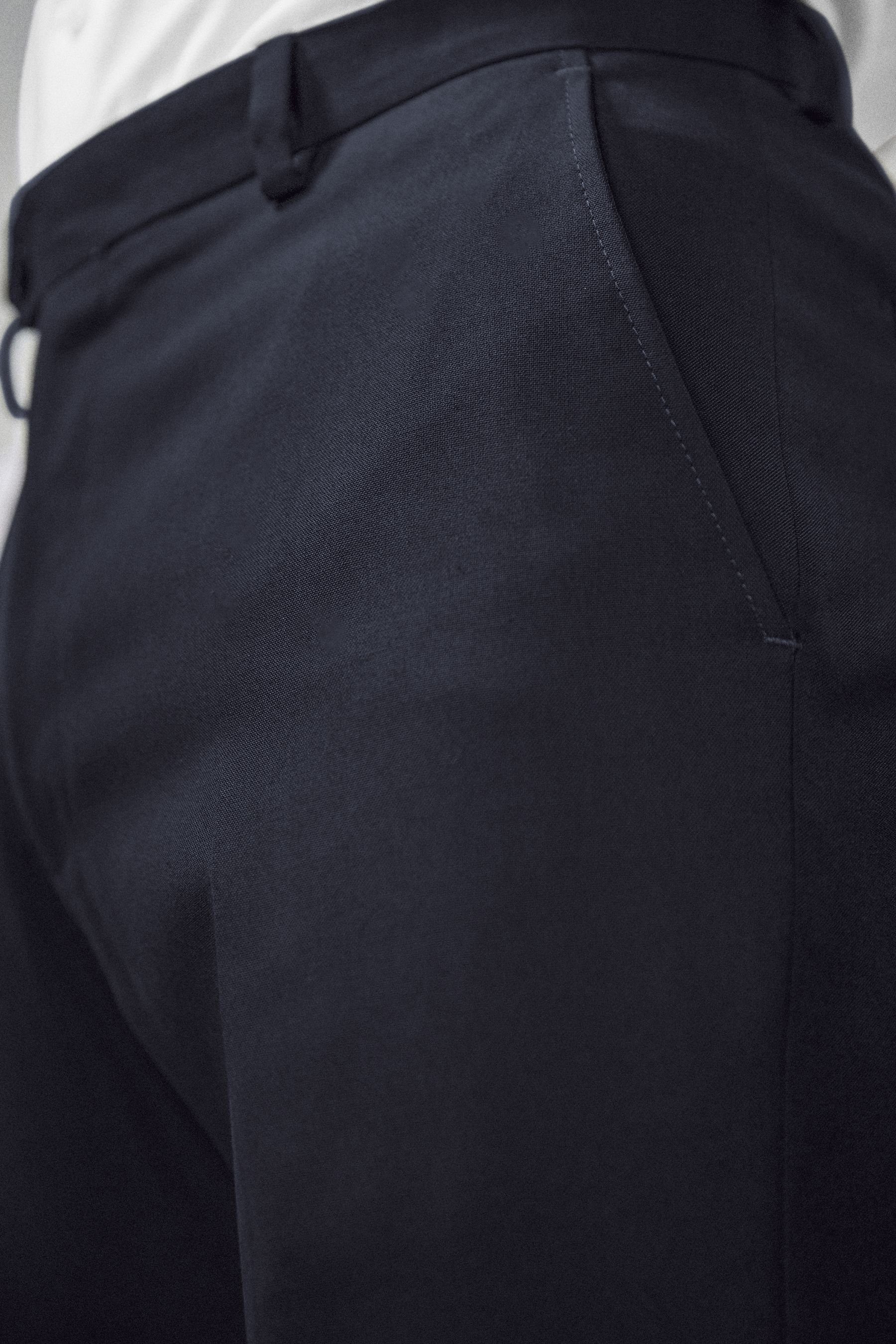 Next Anzughose Anzug: Skinny-Fit-Hose (1-tlg) Navy Blue