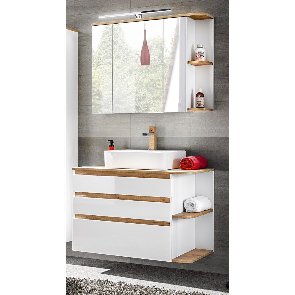Lomadox Badmöbel-Set CAMPOS-56, (Spar-Set, 4-St), mit günstig online kaufen