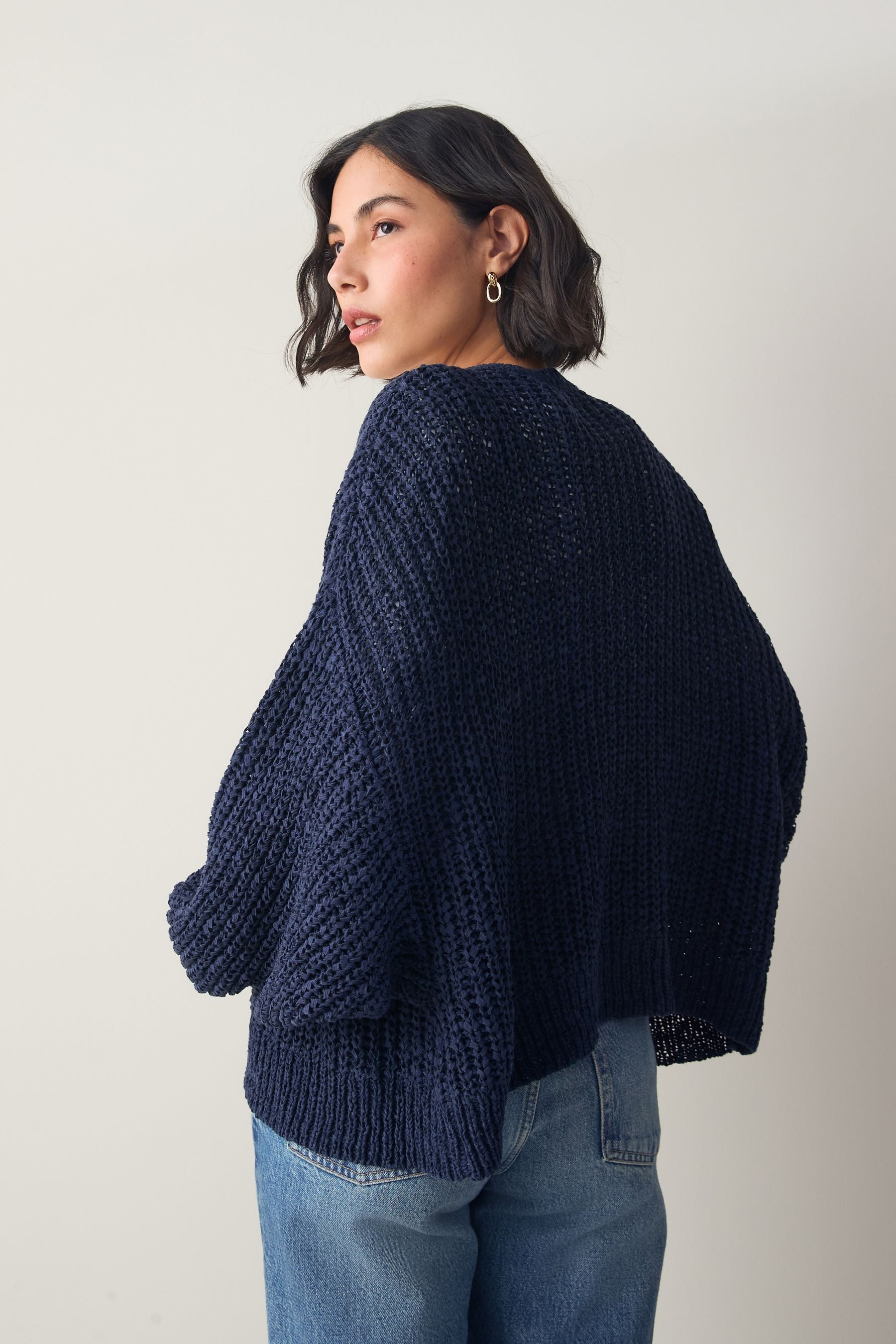 Next Strickjacke Strickjacke mit Zierstreifen (1-tlg) günstig online kaufen