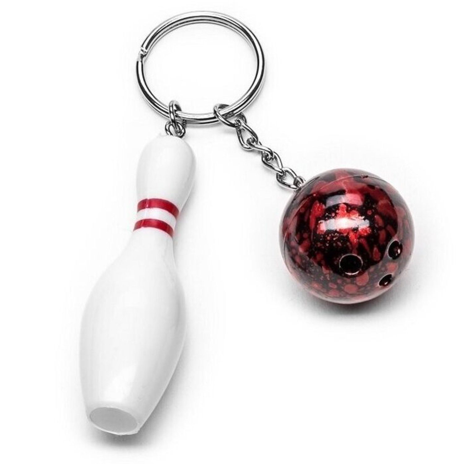 Gadget Master Schlüsselanhänger Bowling Schlüsselanhänger mit Pin und Ball günstig online kaufen