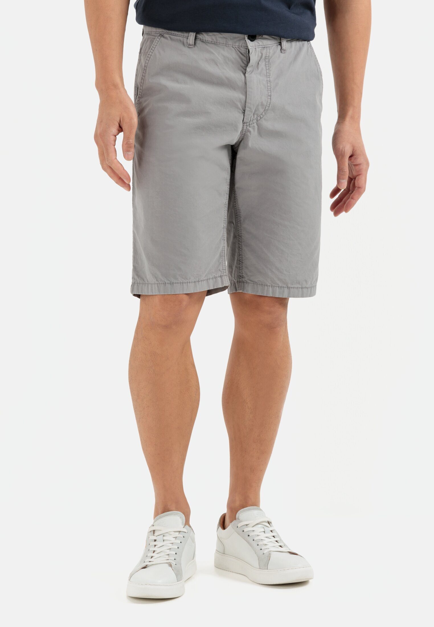 camel active Chinoshorts Regular Fit Grau