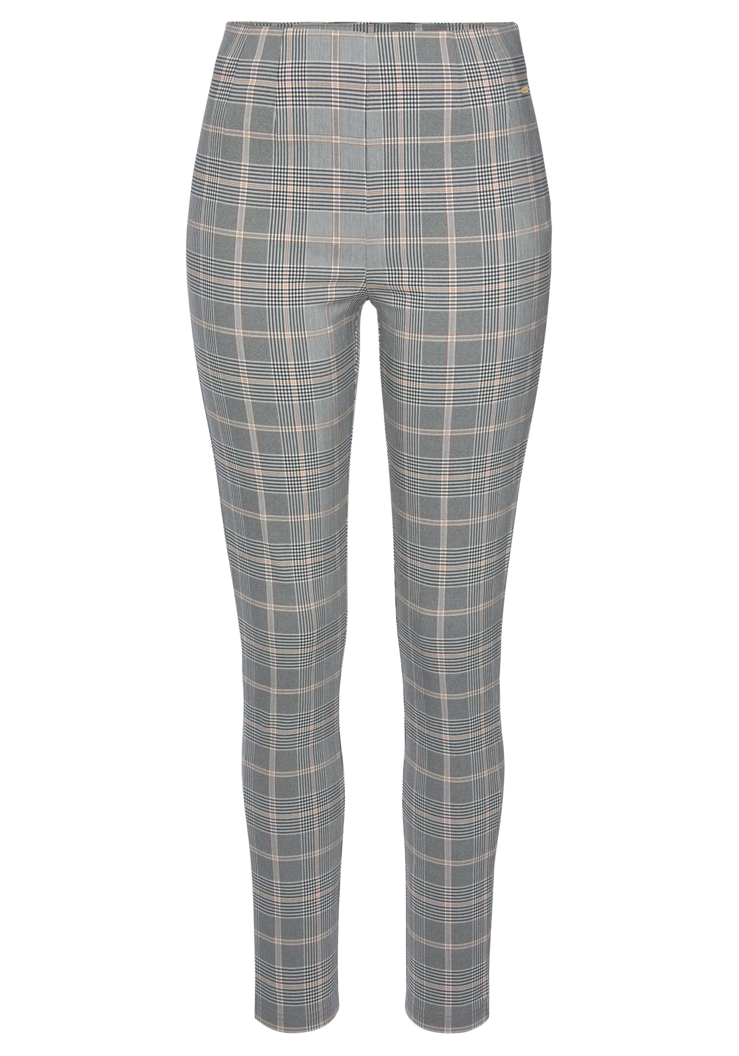 LASCANA Highwaist Leggings mit Karomuster – Bild 2 von 5