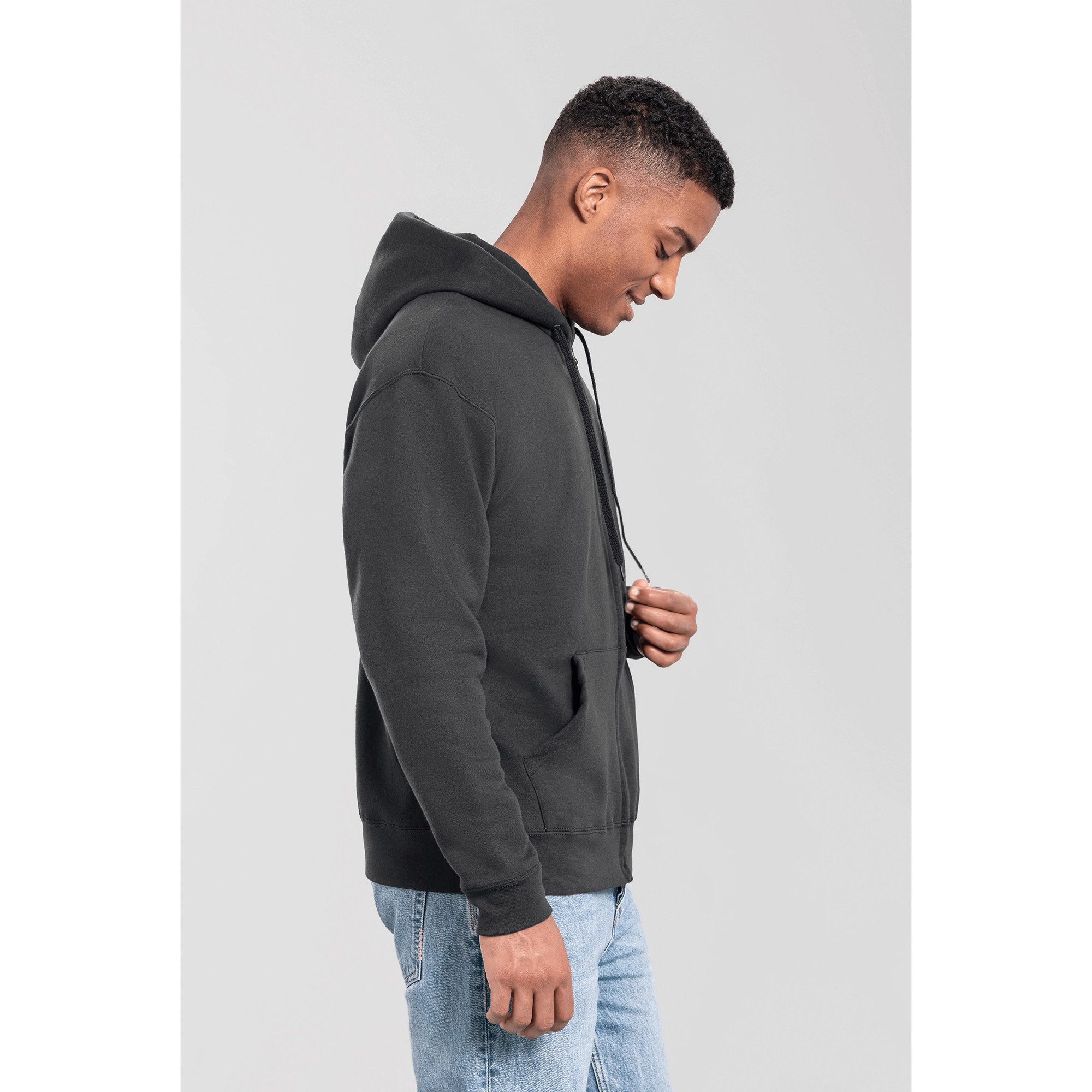 Fruit of the Loom Sweatjacke Iconic Premium Kapuzen Sweatjacke – Bild 3 von 5