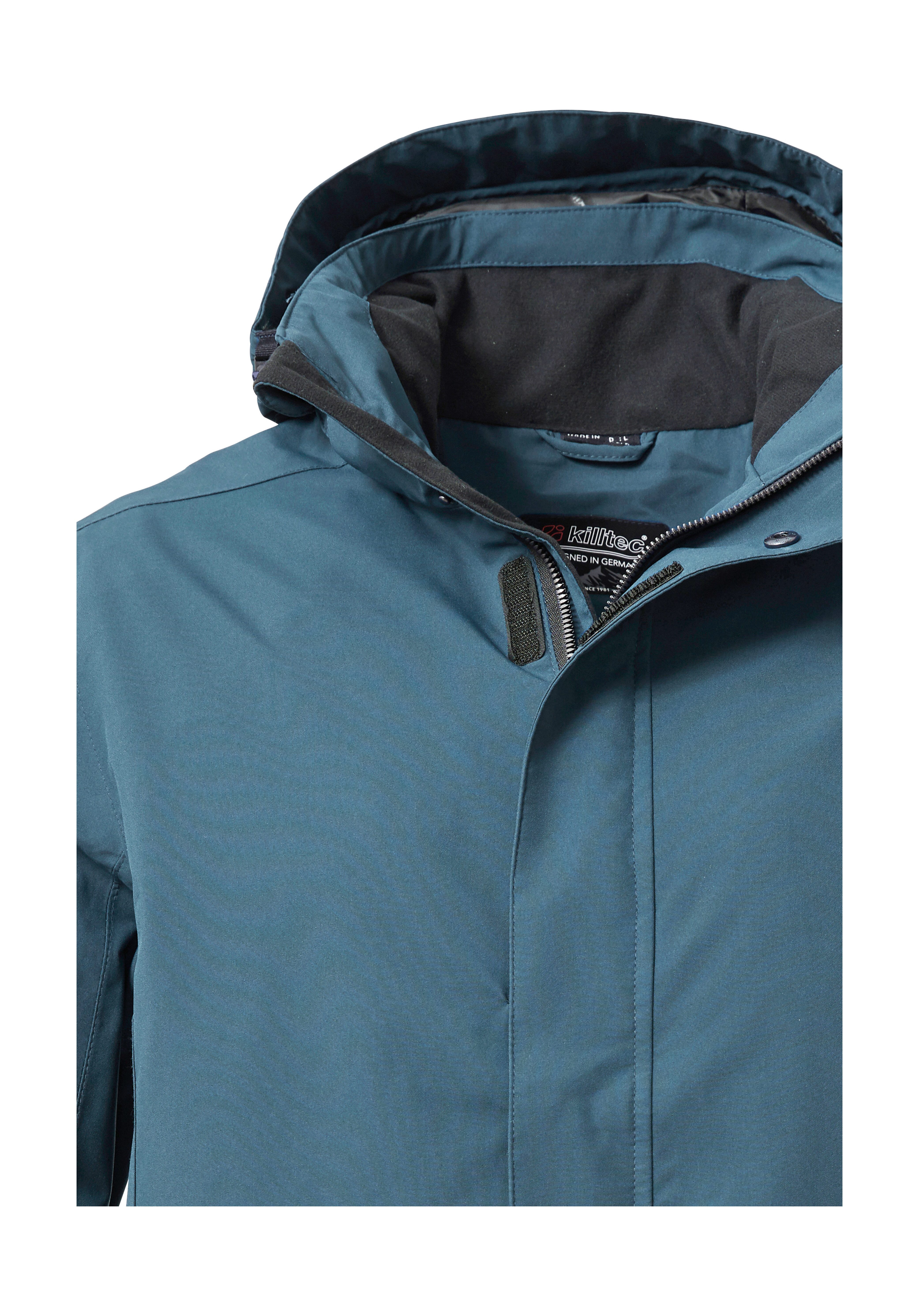 Killtec Outdoorjacke KOS 87 MN JCKT_XENIOS 100% wasser- und winddicht, abzippbare Kapuze, verstellbare Bündchen