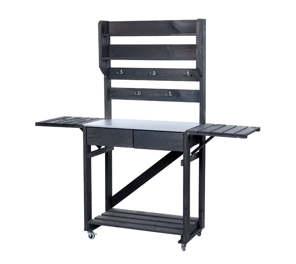 WESTMANN Pflanztisch Fauna (1-St., Pflanztisch, Regal), Verzinkte Arbeitsplatte, Kiefernholz, FSC® - zertifiziert