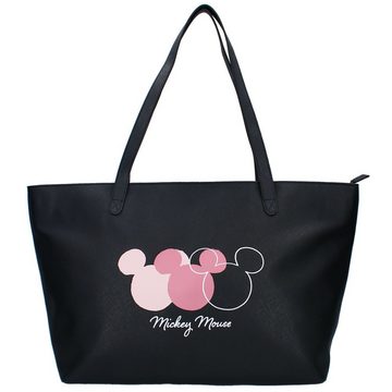 Disney Shopper Große Damen Shopping-Tasche schwarz Kunstleder Disney Mickey Mouse