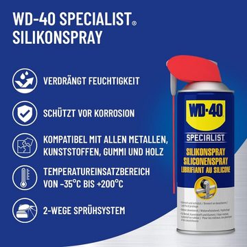 WD-40 Schmierfett Specialist Silikonspray Smart Straw 12x400ml, 4800 ml, (12-St)