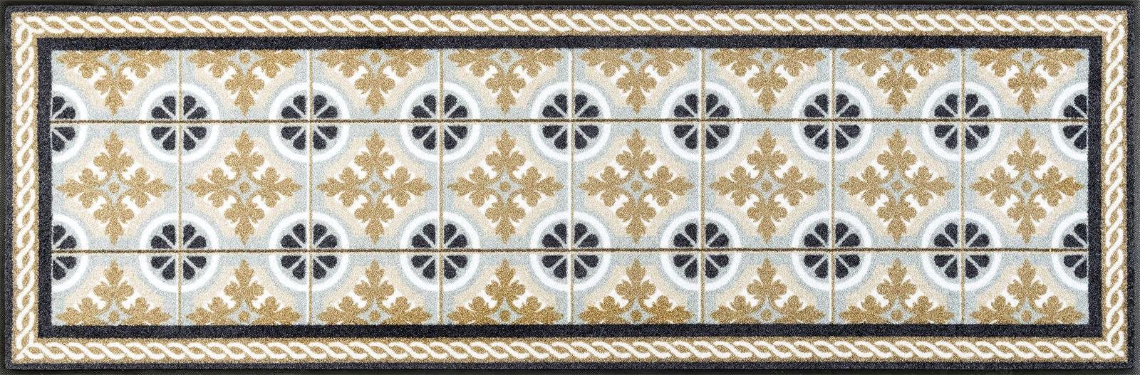 wash+dry by Kleen-Tex Läufer Kitchen Tiles, rechteckig, Höhe: 7 mm, Schmutzfangläufer, rutschhemmend, In- und Outddor geeignet, waschbar – Bild 3 von 5