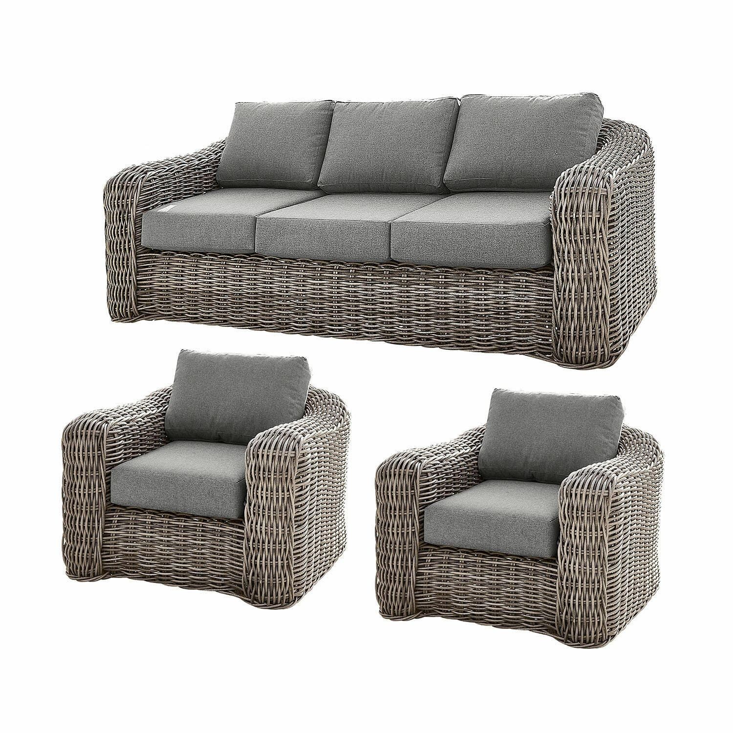 Mirabeau Sitzgruppe Sitzgruppe Upminster braun/grau