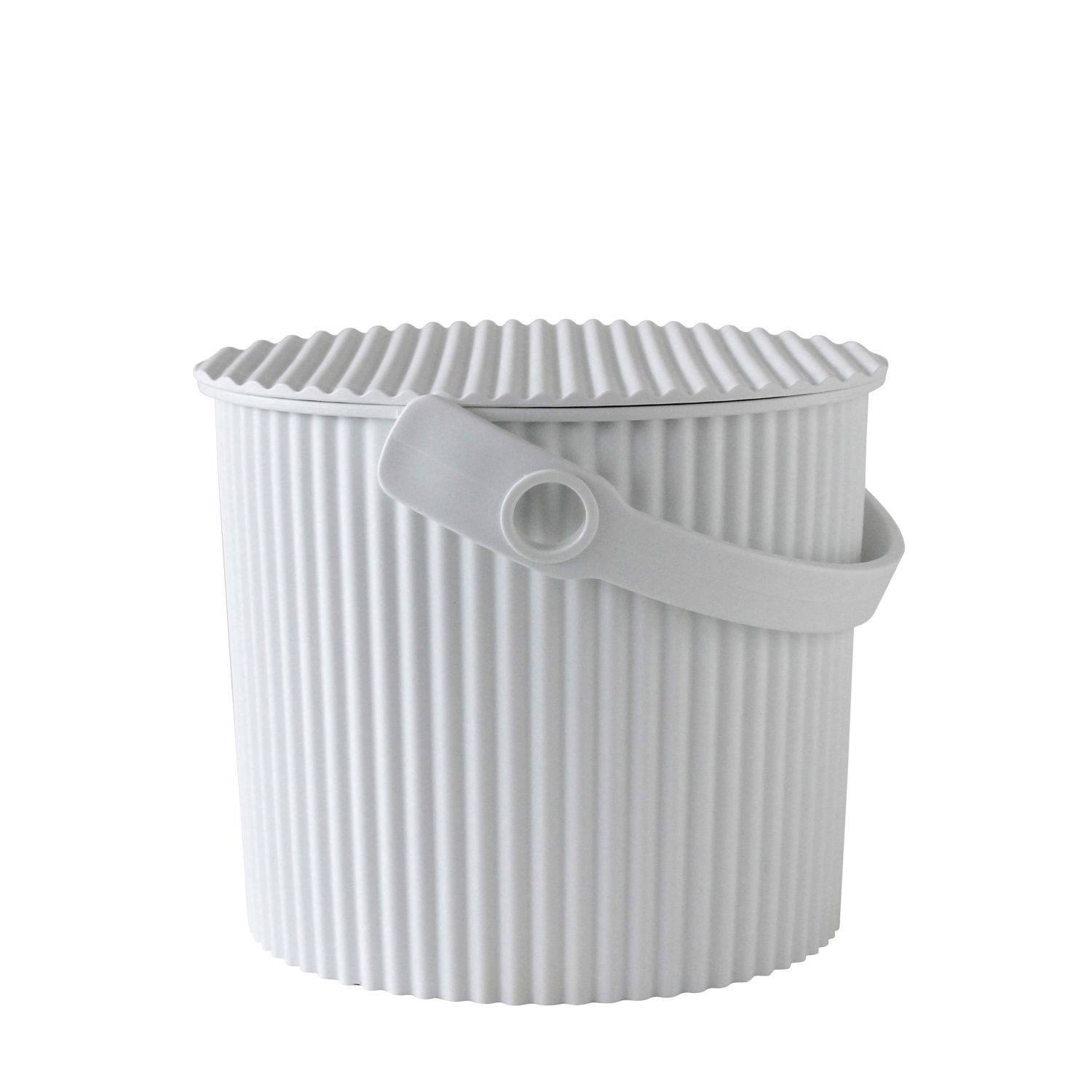 Aufbewahrungsbox Hachiman Omnioutil Mini-Eimer Weiß 4 l