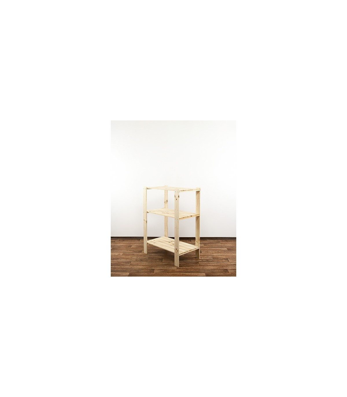 PROREGAL® Schwerlastregal WOODLAND, HxBxT 115x80x30cm, Fachl. 120kg, 3 Fachboden, Natur