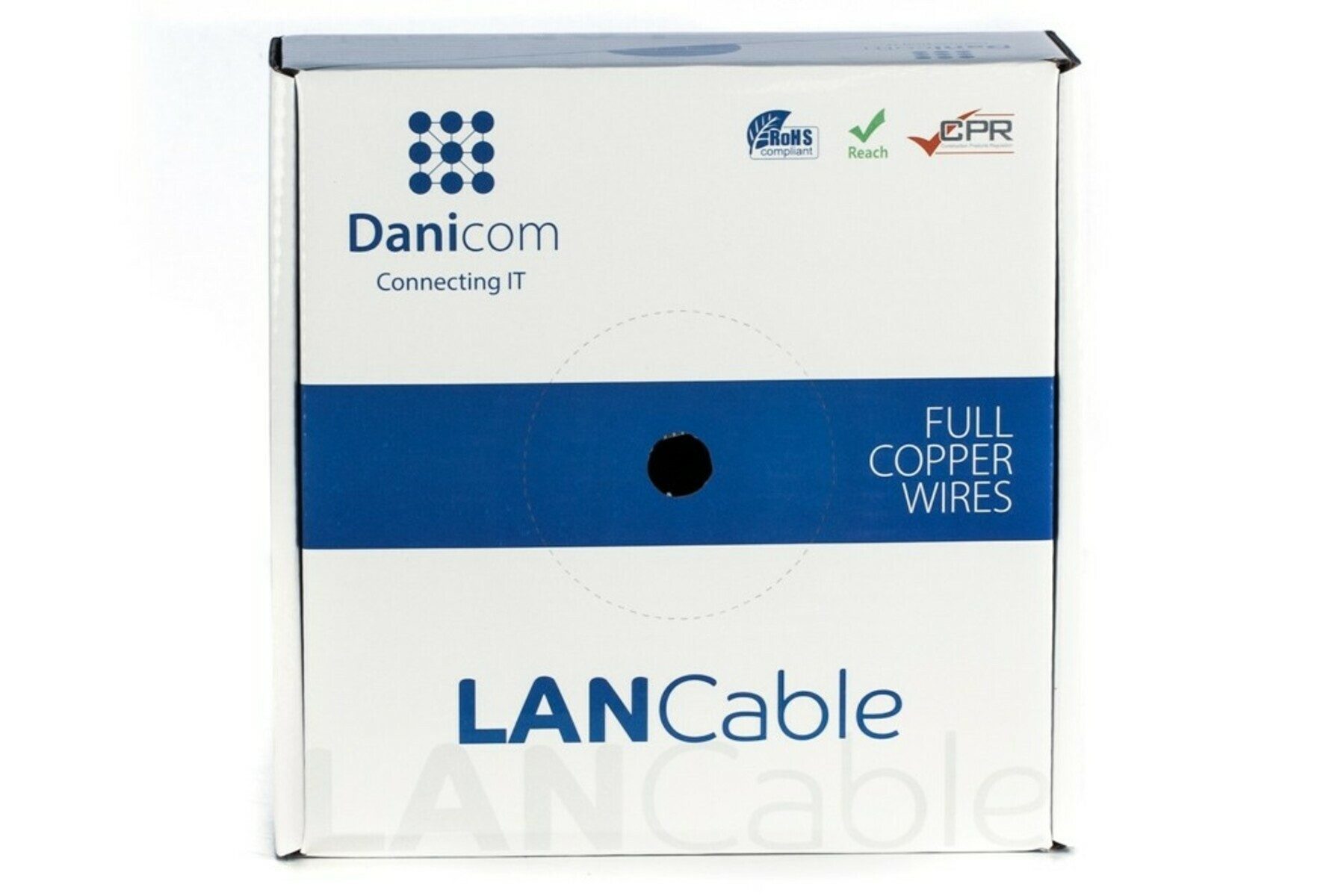 Danicom DANICOM CAT6 FTP 50m - PVC (Fca) Netzwerkkabel, (5000 cm), Cat6, 100% Kupfer