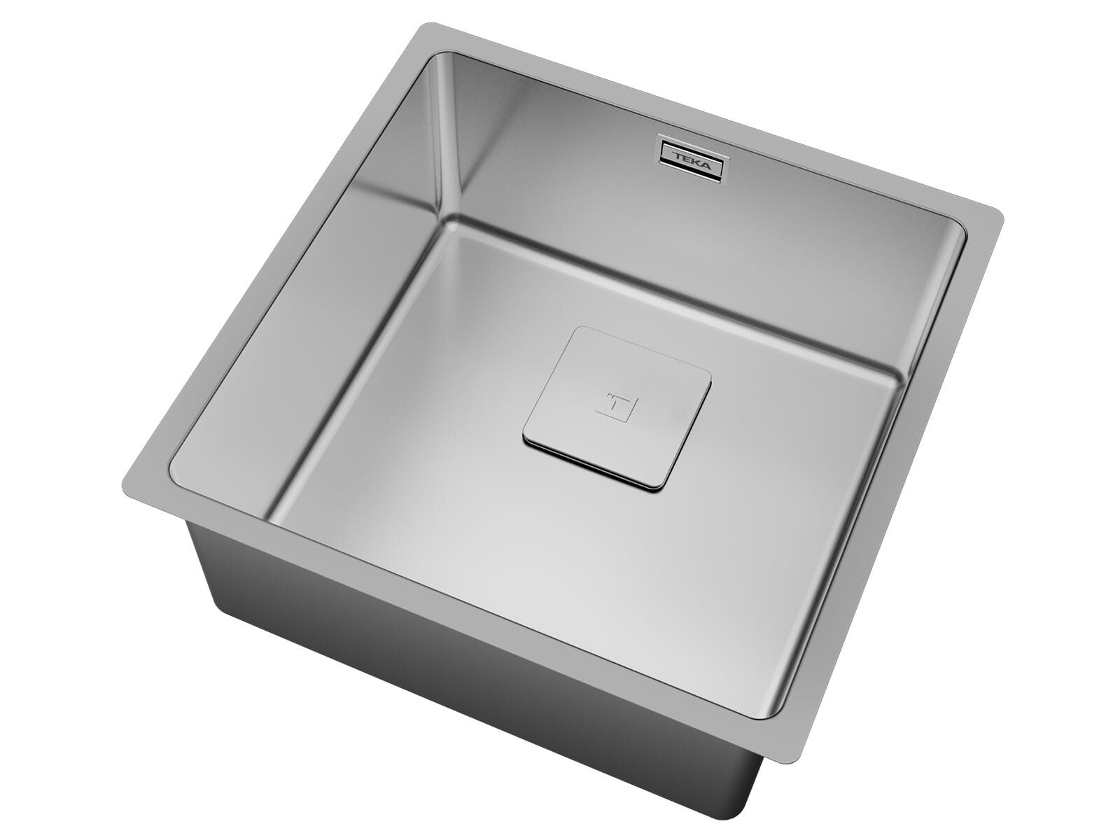 Teka Edelstahlspüle, rechteckig, 44/44 cm, (1 St)