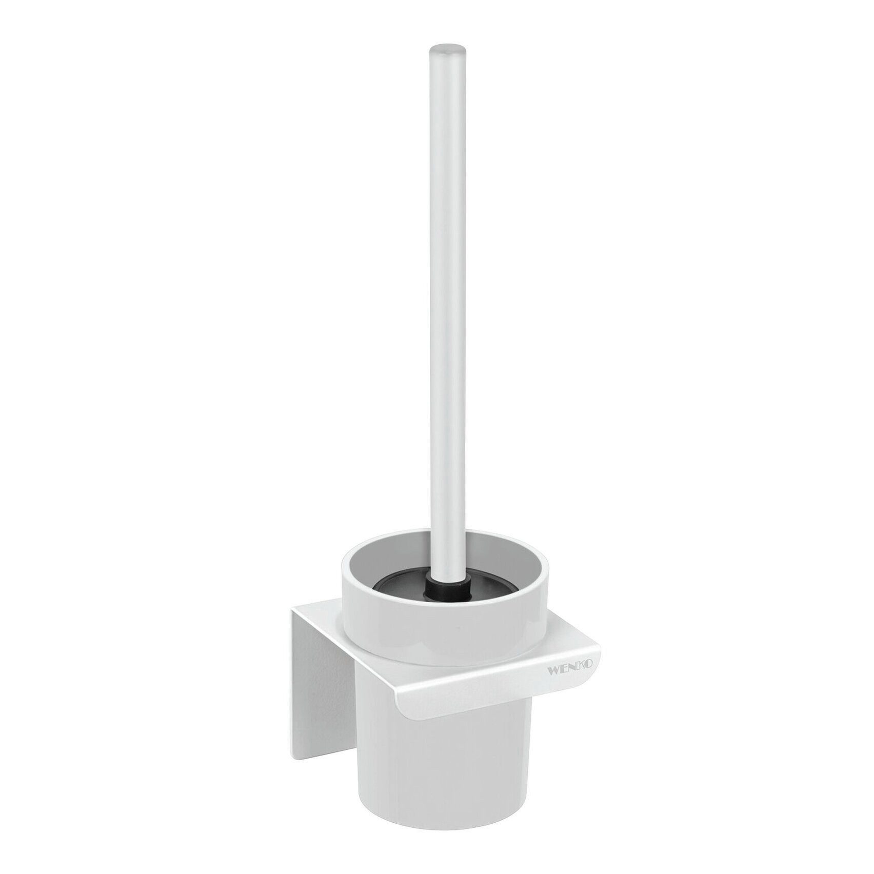 WENKO WC-Reinigungsbürste Silikonbürste für die Toilette, Wandmodell LIZAN, WENKO