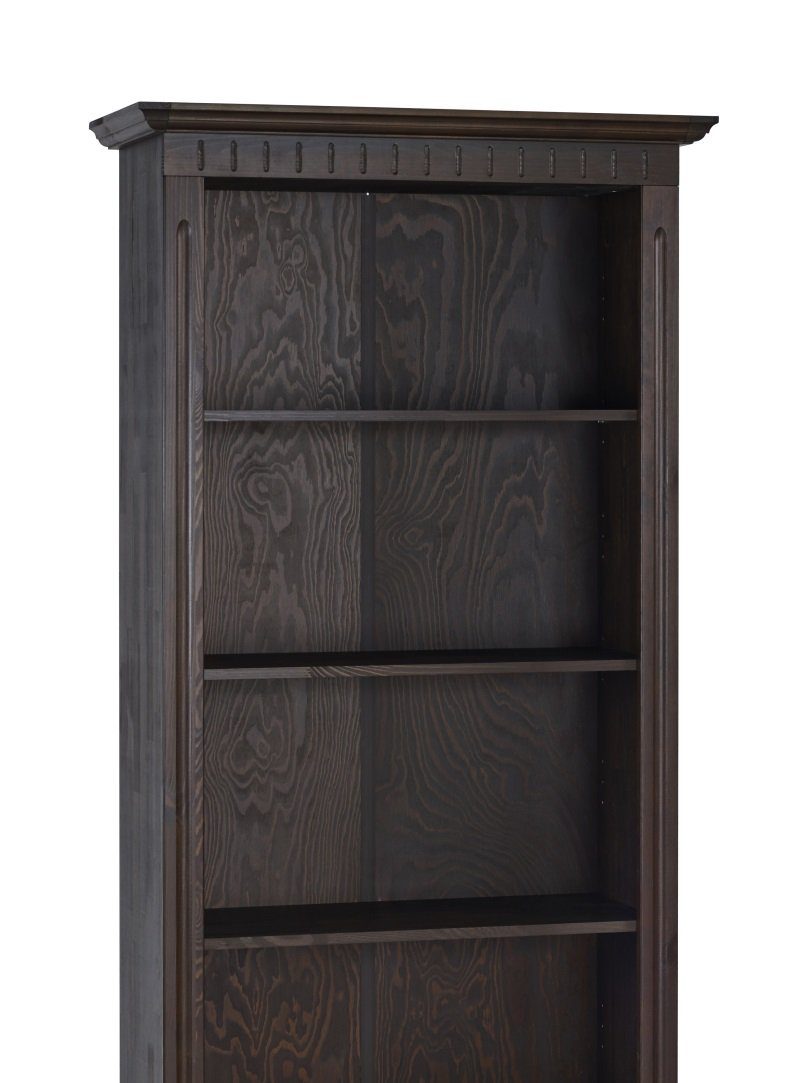 Empinio24 Bücherwand Cordoba, Breite 321 cm, Kiefer massiv im Landhaus Stil