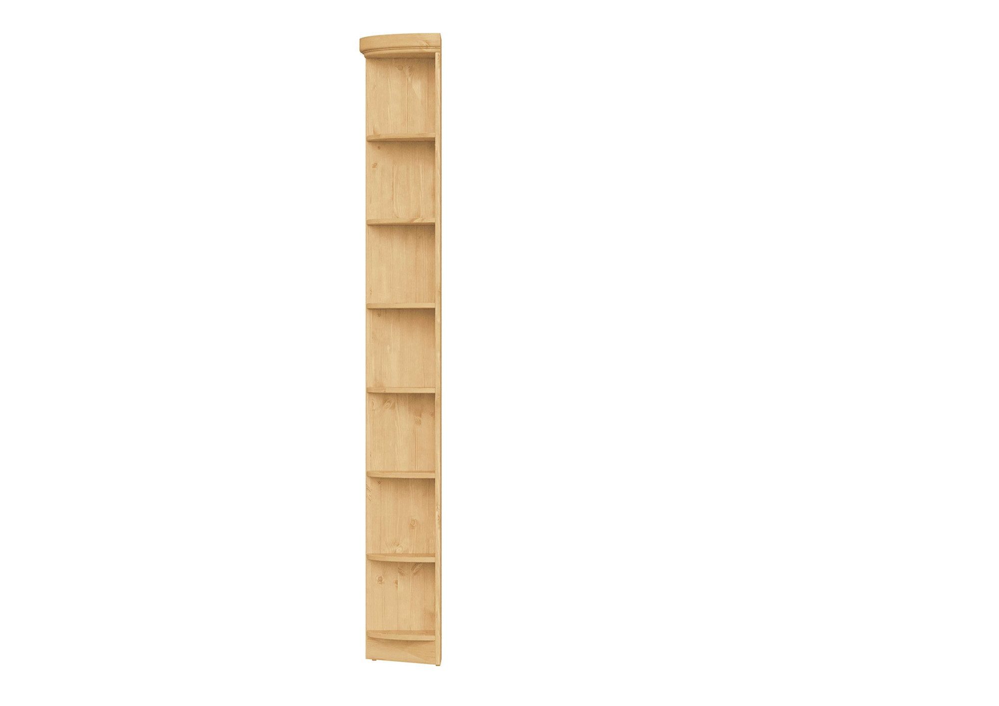 OTTO home Anbauregal Soeren Abschlussregal Höhen 97 bzw. 220 cm, aus massiver Kiefer, passend für Tiefe 29 cm, FSC®-zertifiziert