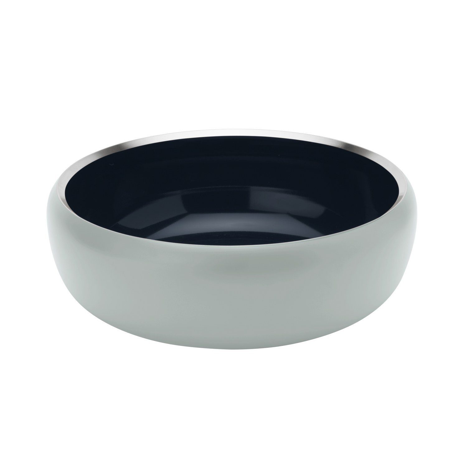 Stelton Obstschale Ora Mitternachtsblau 30 cm, Edelstahl mit Pulverbeschichtung