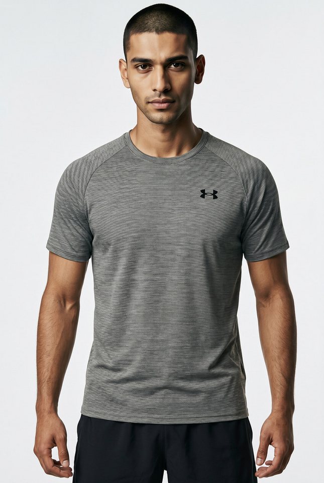 Under Armour® Trainingsshirt UA TECH TEXTURED SS atmungsaktives Material, lockere Passform, mit Kurzarm