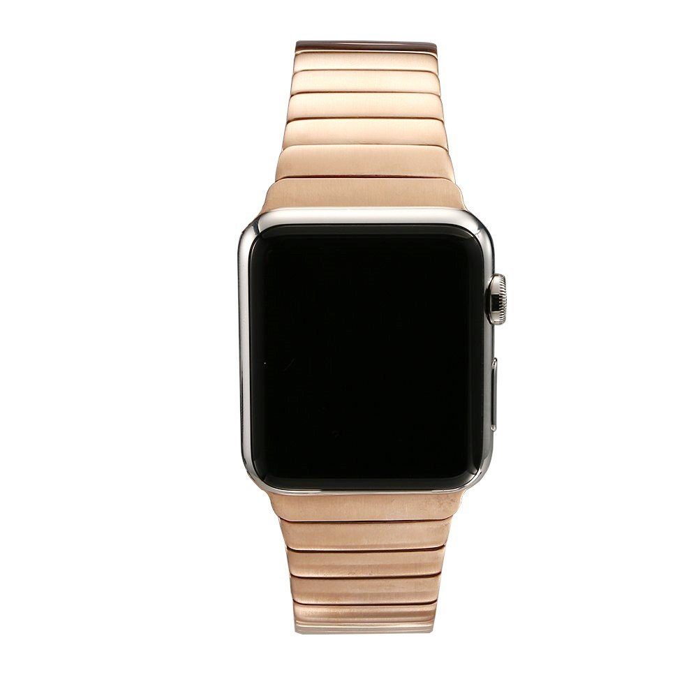 CoverKingz Smartwatch-Armband Armband für Apple Watch 49/45/44/42mm  Edelstahl Ersatzarmband Metall, Gliederarmband Faltschließe Apple Watch  Serie Ultra/8/7/6/SE/5/4/3/2/1