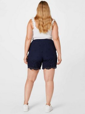 Zizzi Shorts MALVA (1-tlg) Lochmuster, Stickerei