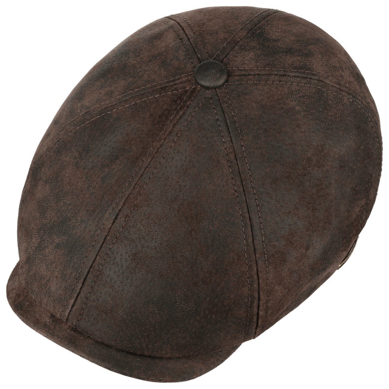 Stetson Flat Cap (1-St) Ledercap mit Schirm günstig online kaufen