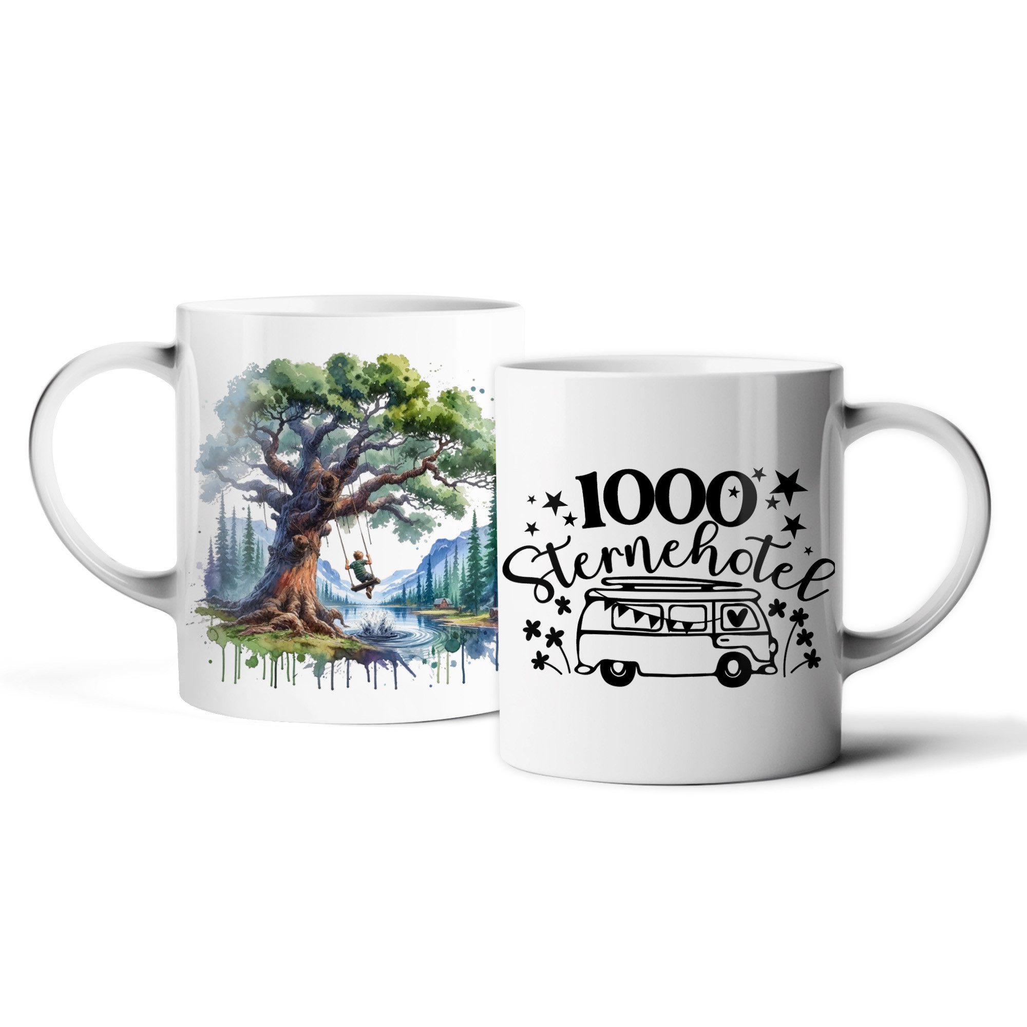 Hustling Sharks Tasse Hustling Sharks® Tasse mit Motiv - In der Natur#12, 330 ml