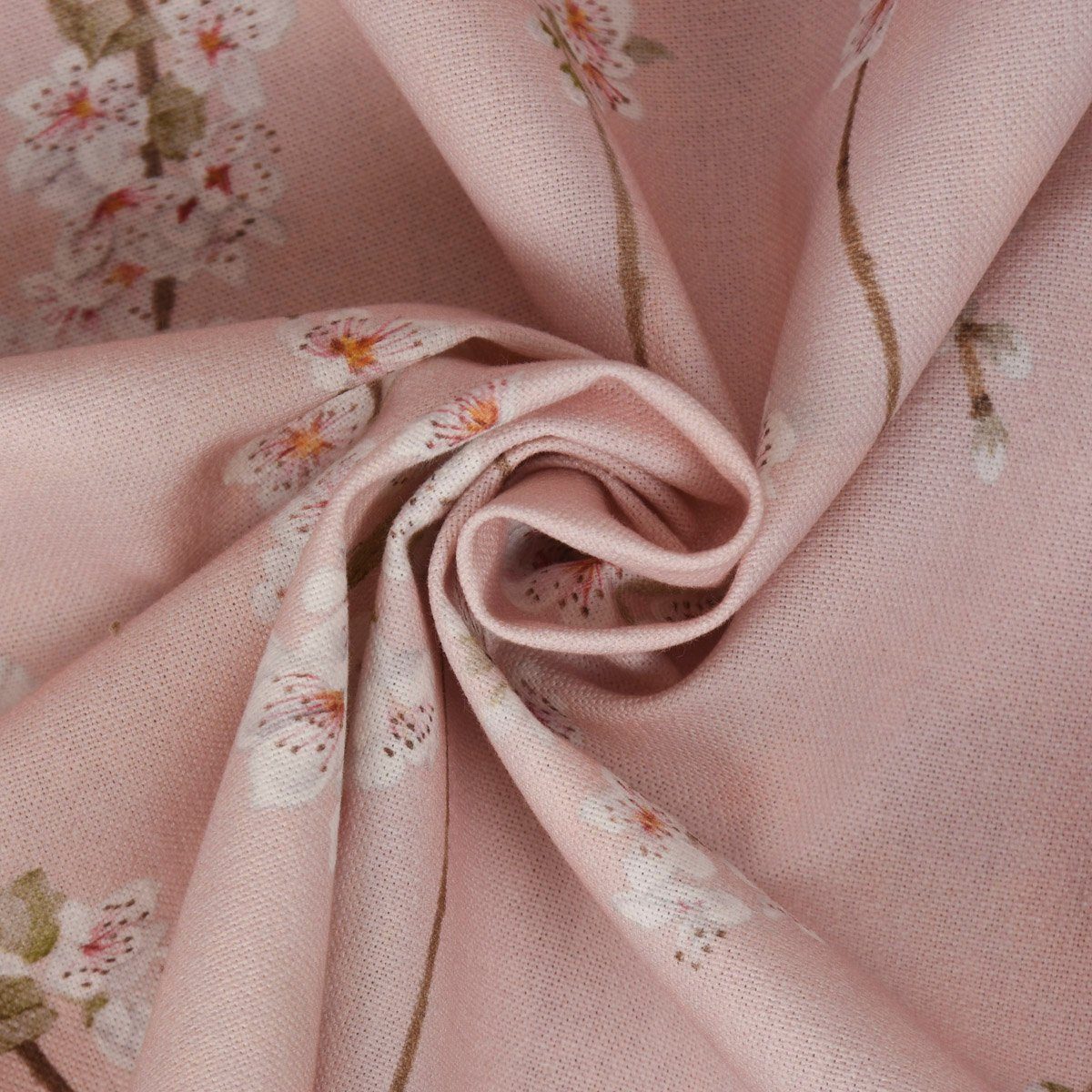 Blossom SCHÖNER LEBEN. LEBEN. rosa, Mandelblütenzweige handmade Almond Tischdecke SCHÖNER Tischdecke