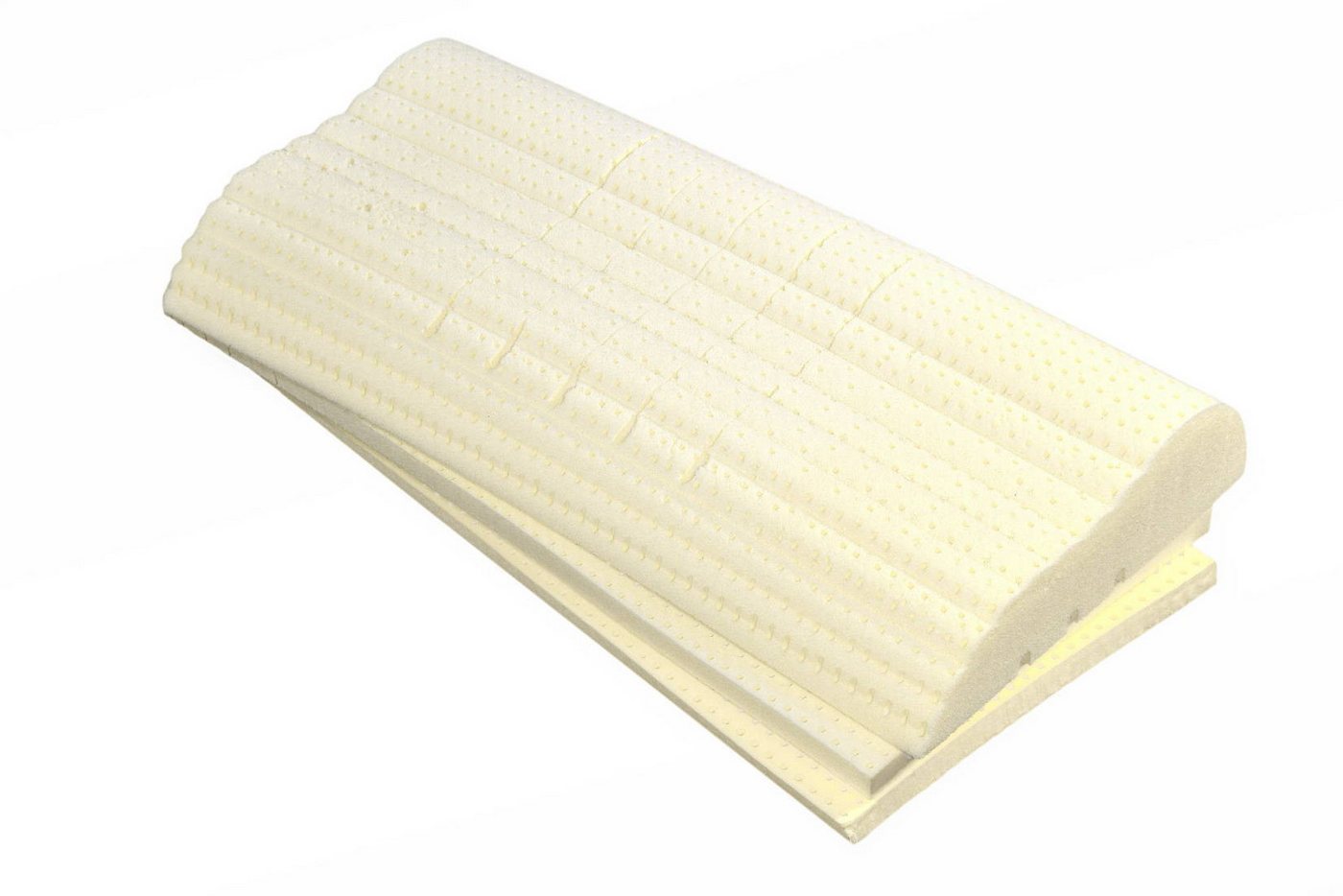 Garanta Nackenstützkissen Bio kbA DeLuxe Naturlatex, Füllung: 100% Naturlatex, Seitenschläfer, Rückenschläfer
