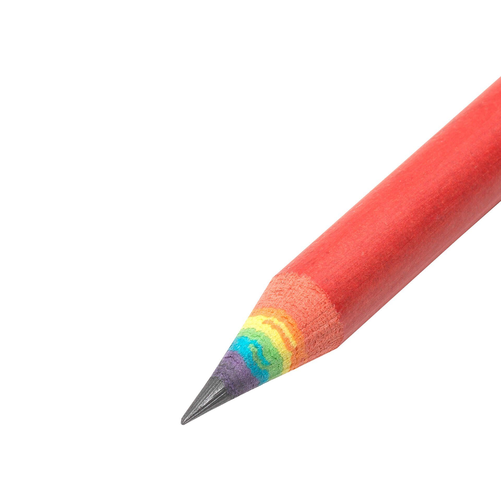 Legami Bleistift Bleistift-Set Regenbogen (6 Stifte)