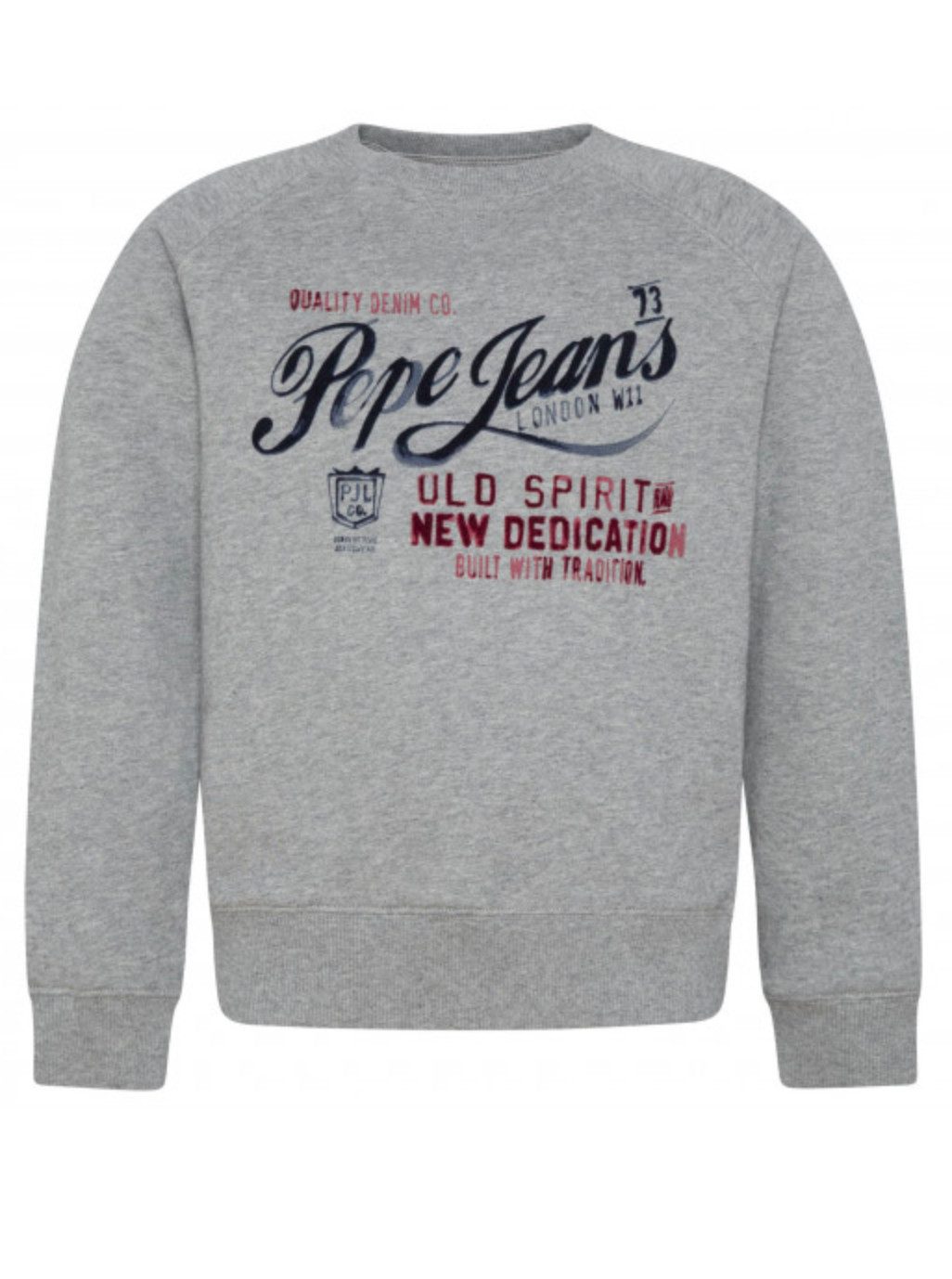 Pepe Jeans Sweater Sweatshirt mit Schriftprint aus Baumwolle