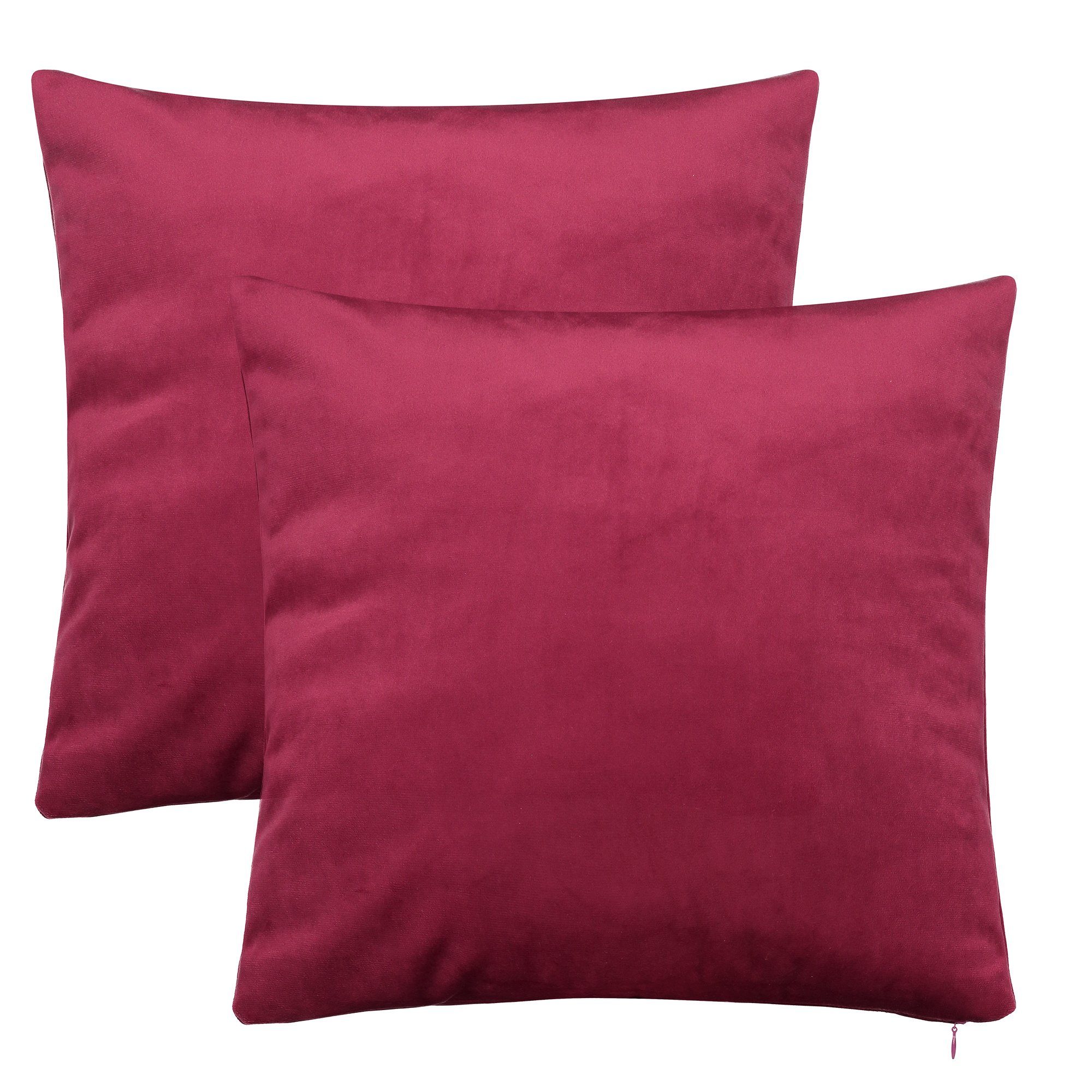 BARBONS Kissenbezug Stilvolle Kissenbezüge aus samtigem Stoff, Kissenhülle, günstig online kaufen