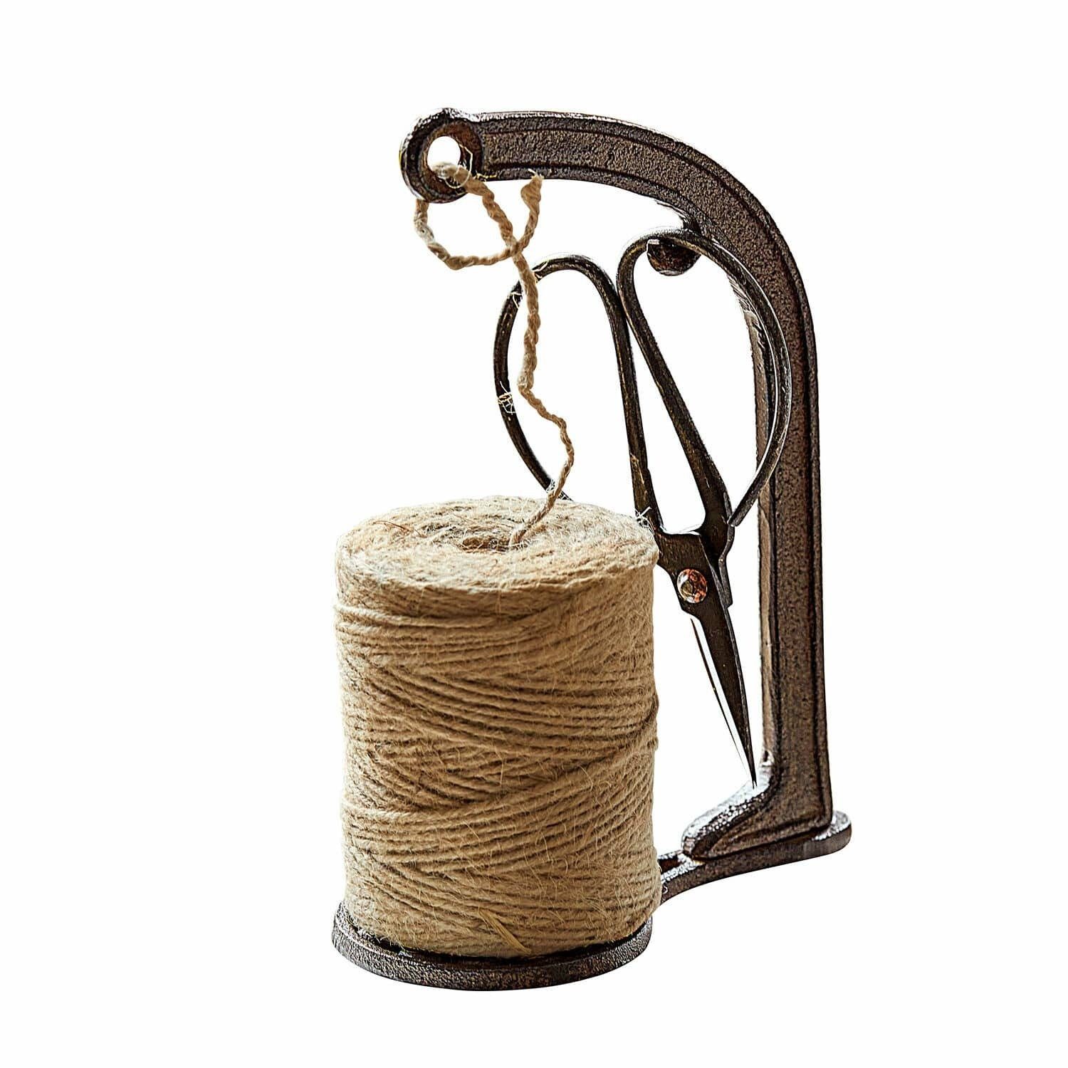 Mirabeau Gartenfigur Schnurhalter mit Schere Preston braun günstig online kaufen