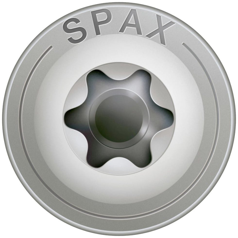 SPAX Flachrundkopfschraube Spax Tellerkopfschrauben 8.0 x 120 mm TX 40 - 1