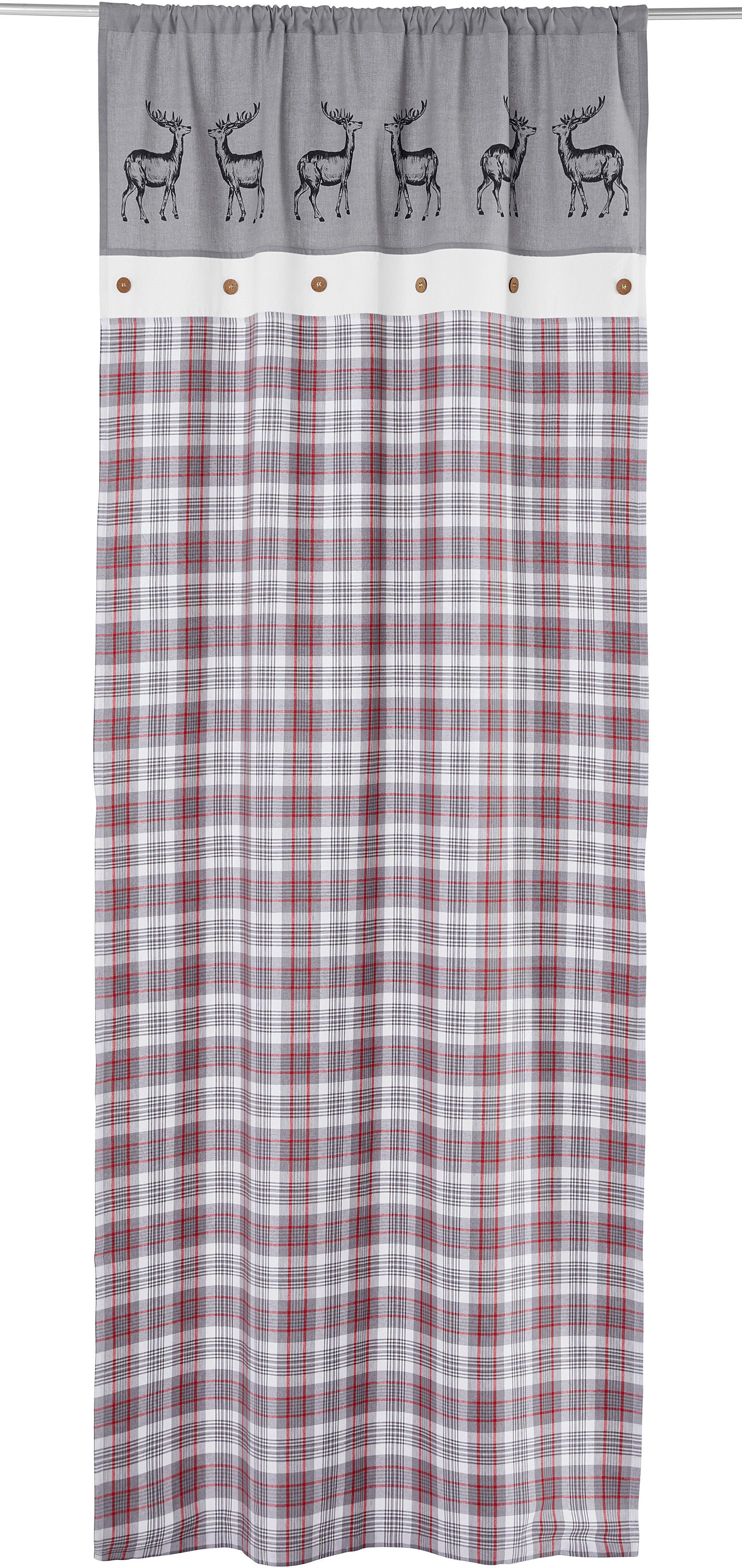 my home Gardine Merry, Stangendurchzug (1 günstig online kaufen
