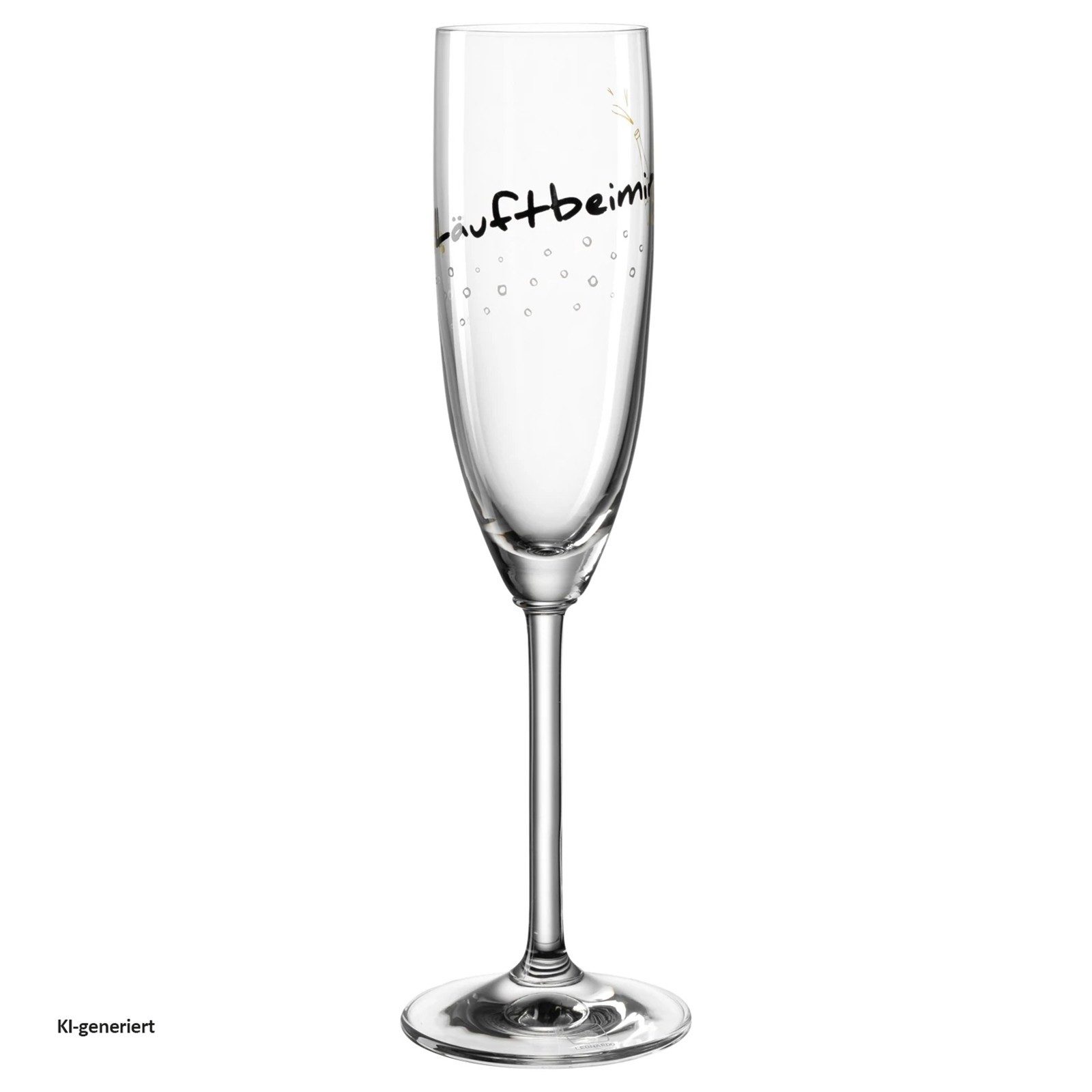 LEONARDO Sektglas Sektglas 200 ml 'Läuftbeimir' PRESENTE, 1-tlg., Glas, Champagnerglas