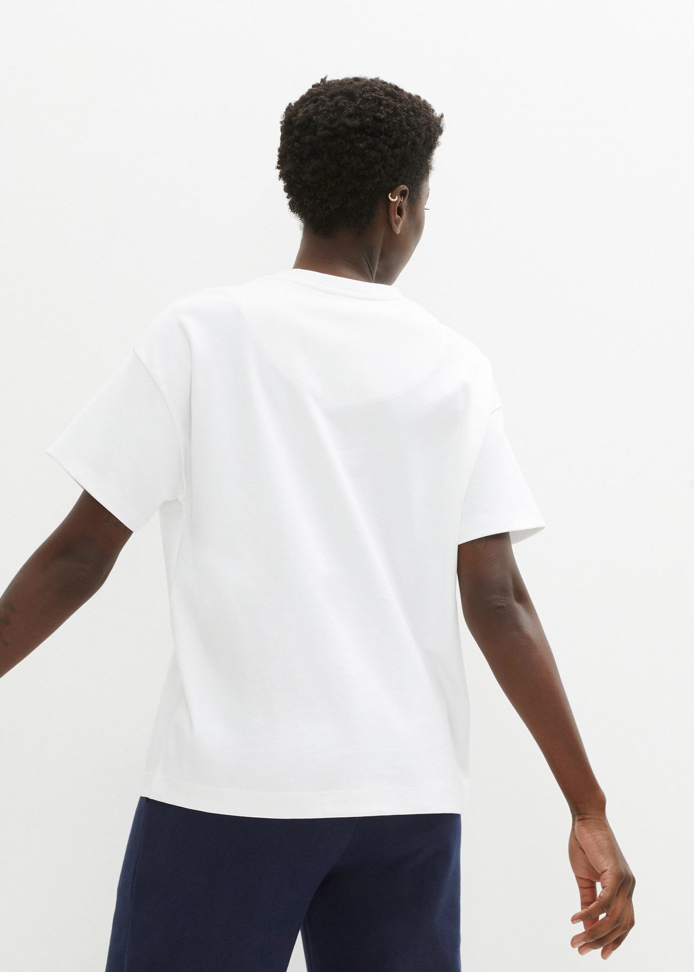 bonprix Oversize-Shirt (1-tlg) Oversize-Passform, Halbarm-Design, aus Baumw günstig online kaufen