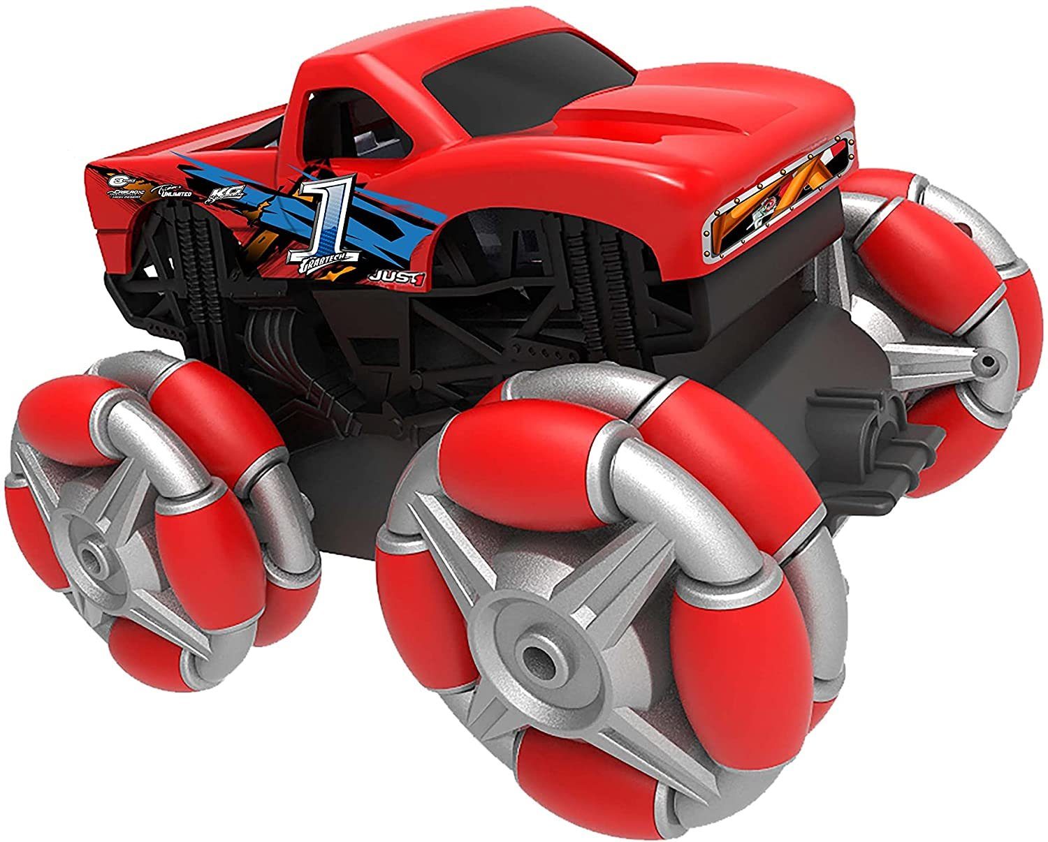 Maisto Tech RC-Monstertruck Ferngesteuertes Auto - Cyklone Monster (rot, 19cm), Stunt Series