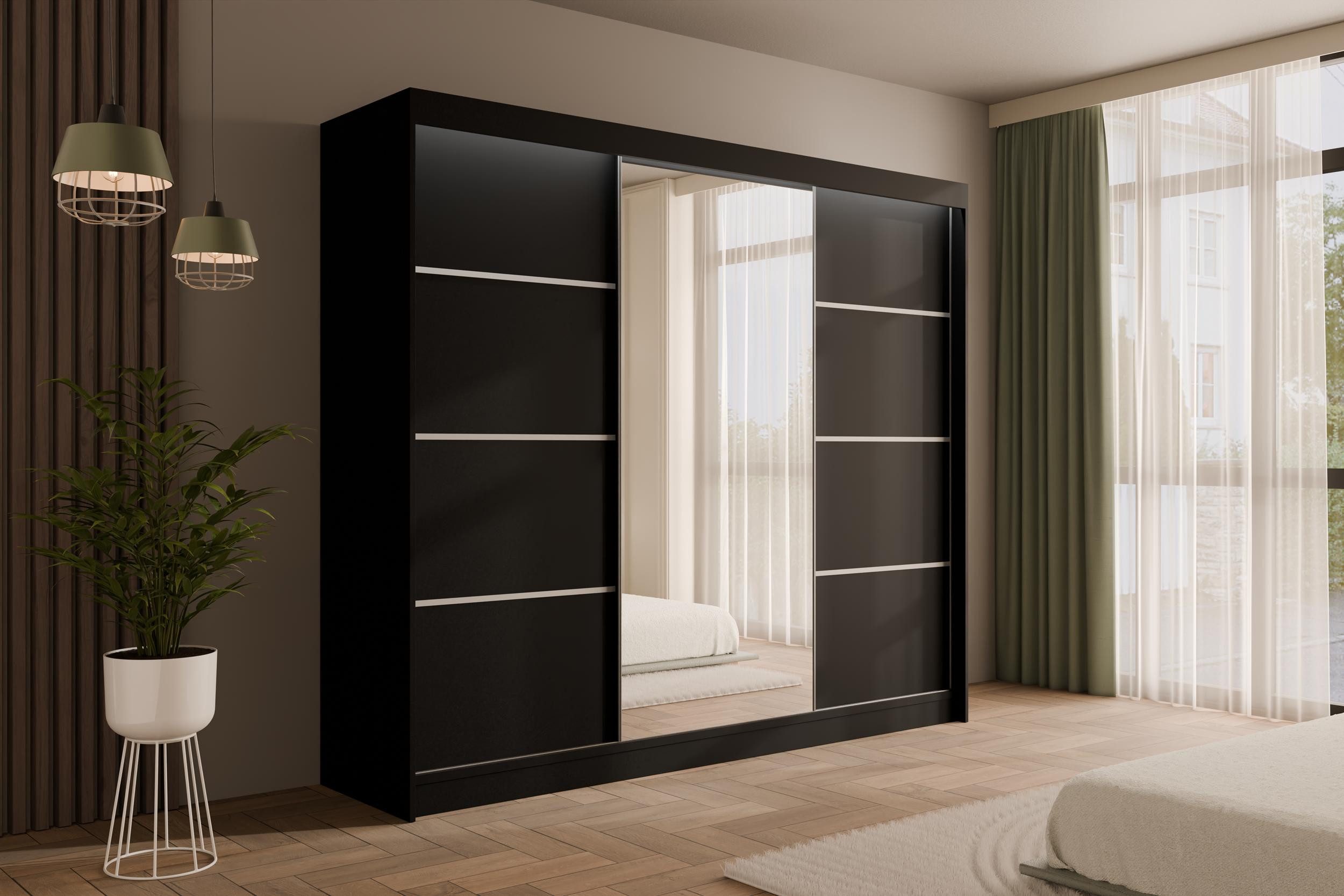 ALTDECOR Schiebetürenschrank PAOKI (Kleiderschrank Garderobenschrank mit günstig online kaufen