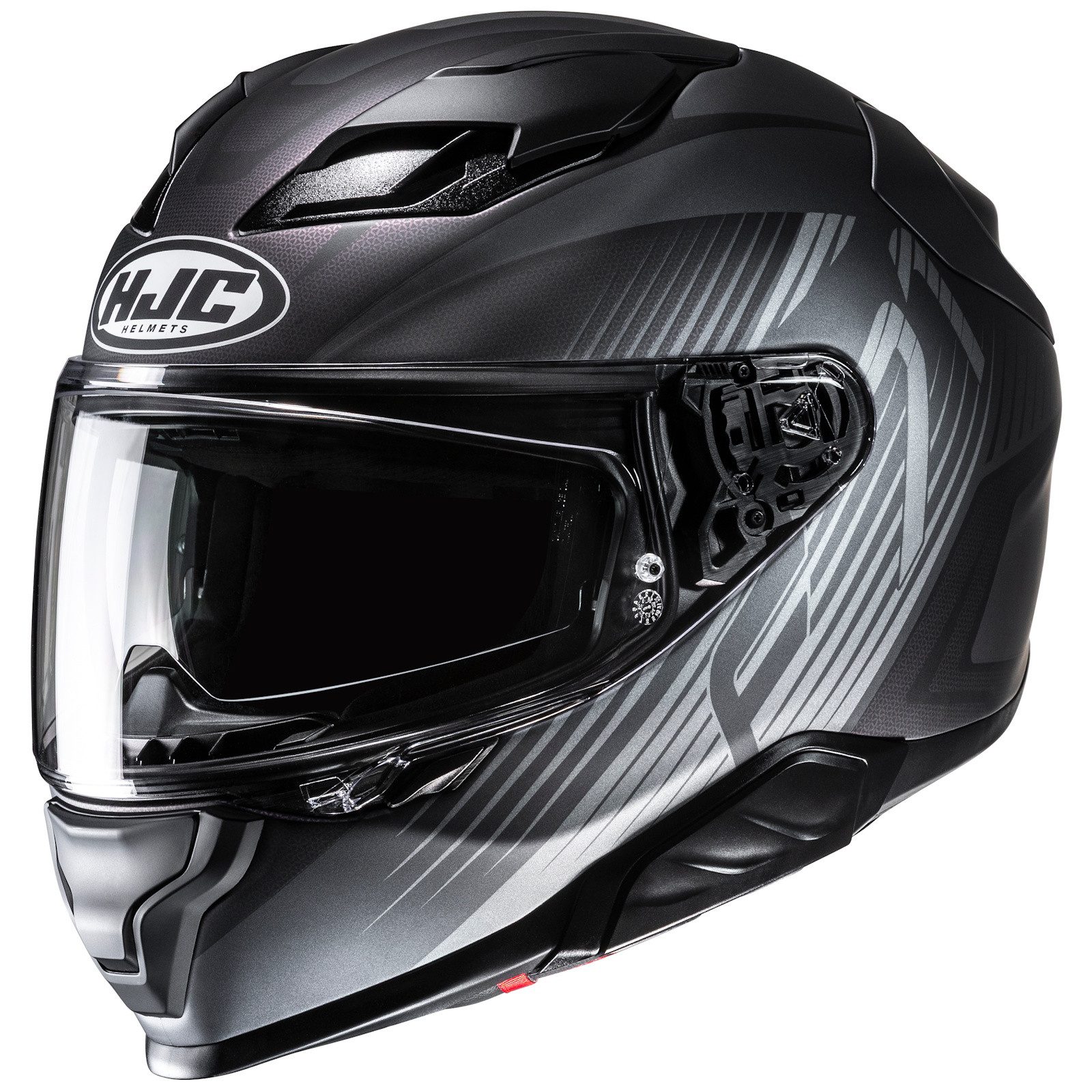 HJC Motorradhelm HJC C71 Quez MC5HSF Integralhelm Schwarz / Grau L (1er Set)