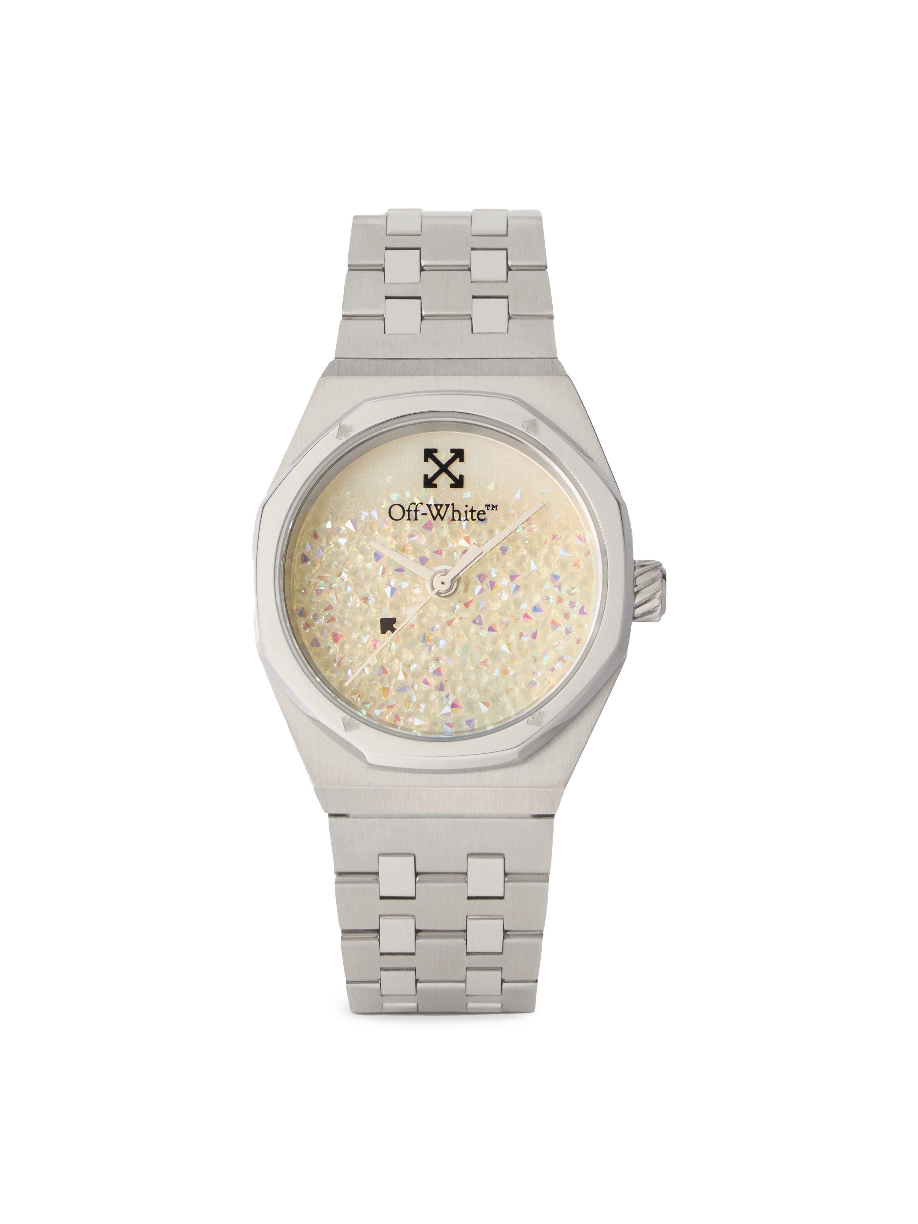 OFF-WHITE Quarzuhr DUST OW1L034M0035, Armbanduhr, Damenuhr, Edelstahlarmband, analog