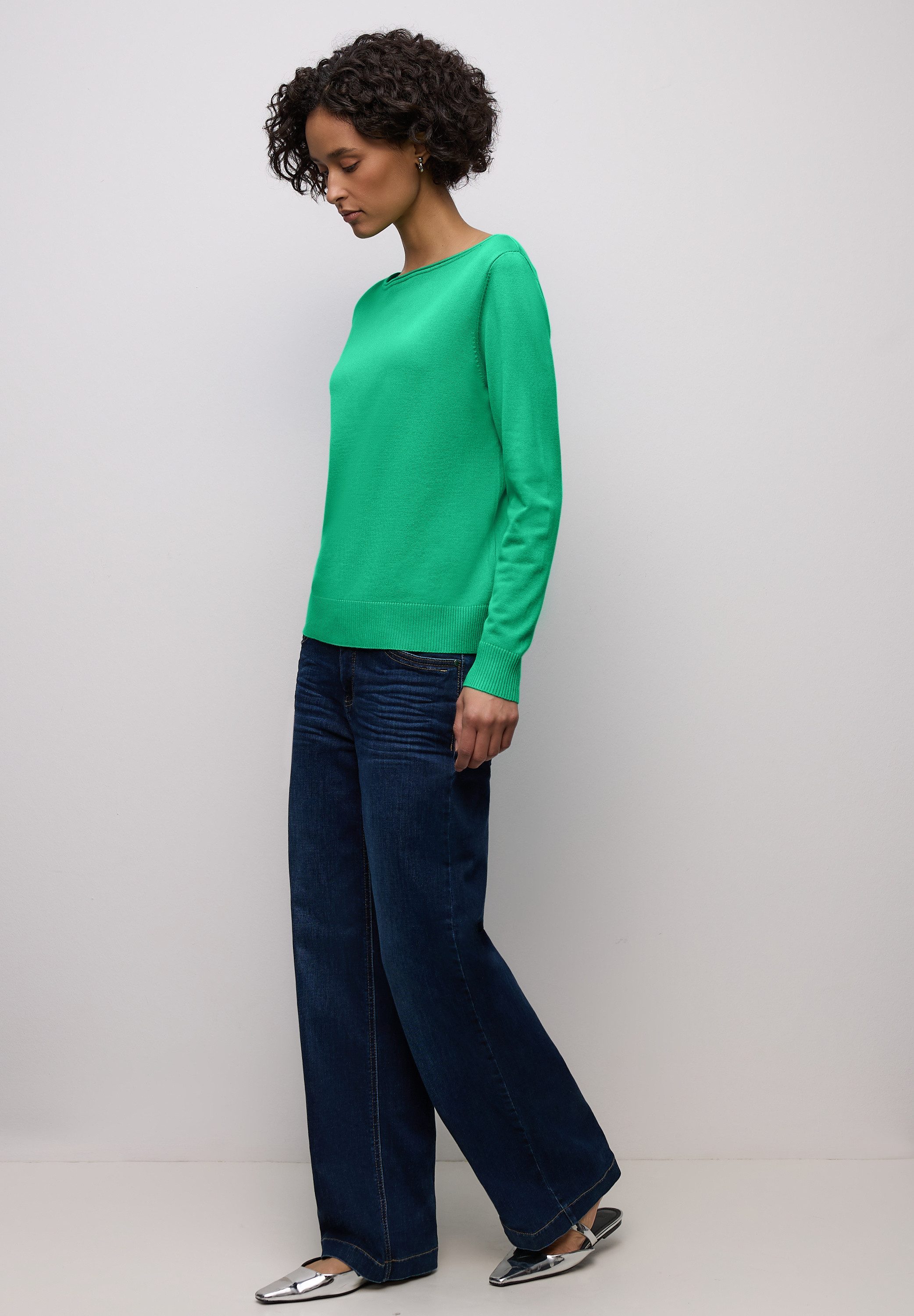 STREET ONE Longpullover mit Strick-Detail