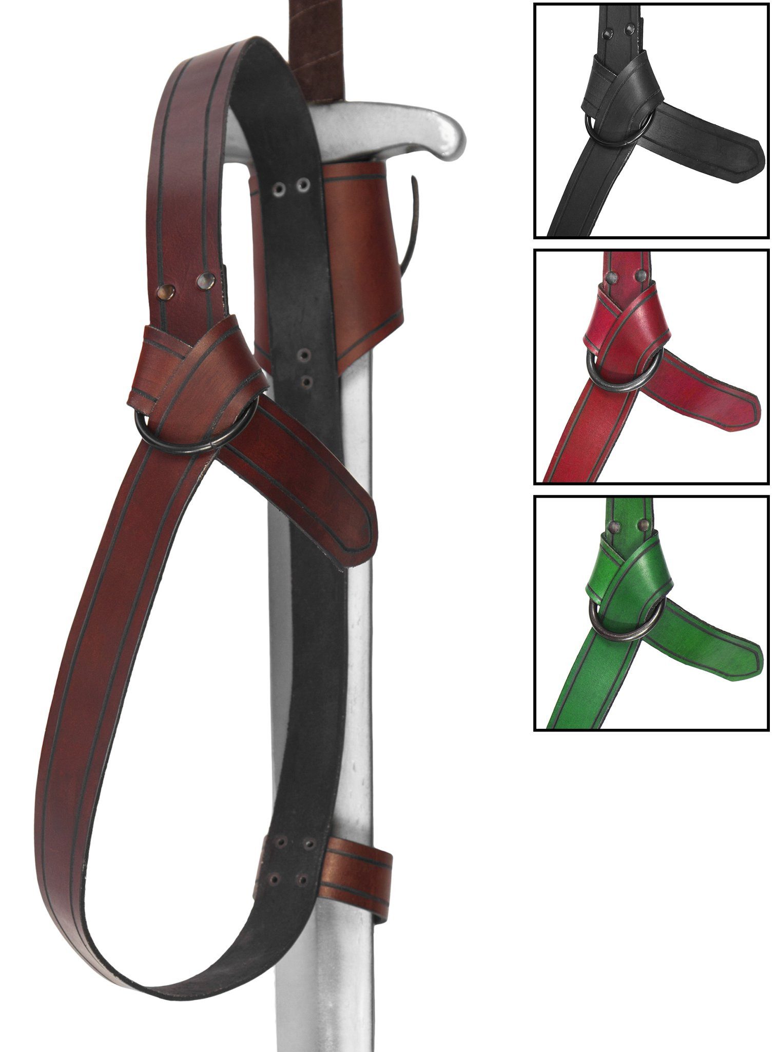 Andracor Ritter-Kostüm Rückenschwerthalter - Abenteurer