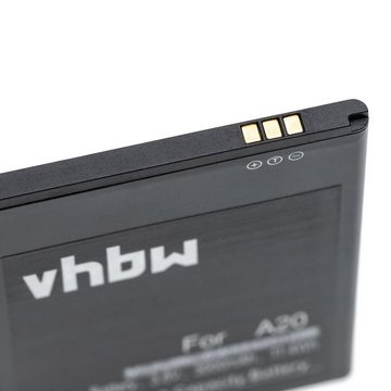vhbw kompatibel mit Blackview A20, A20 Pro Smartphone-Akku Li-Ion 3000 mAh (3,8 V)