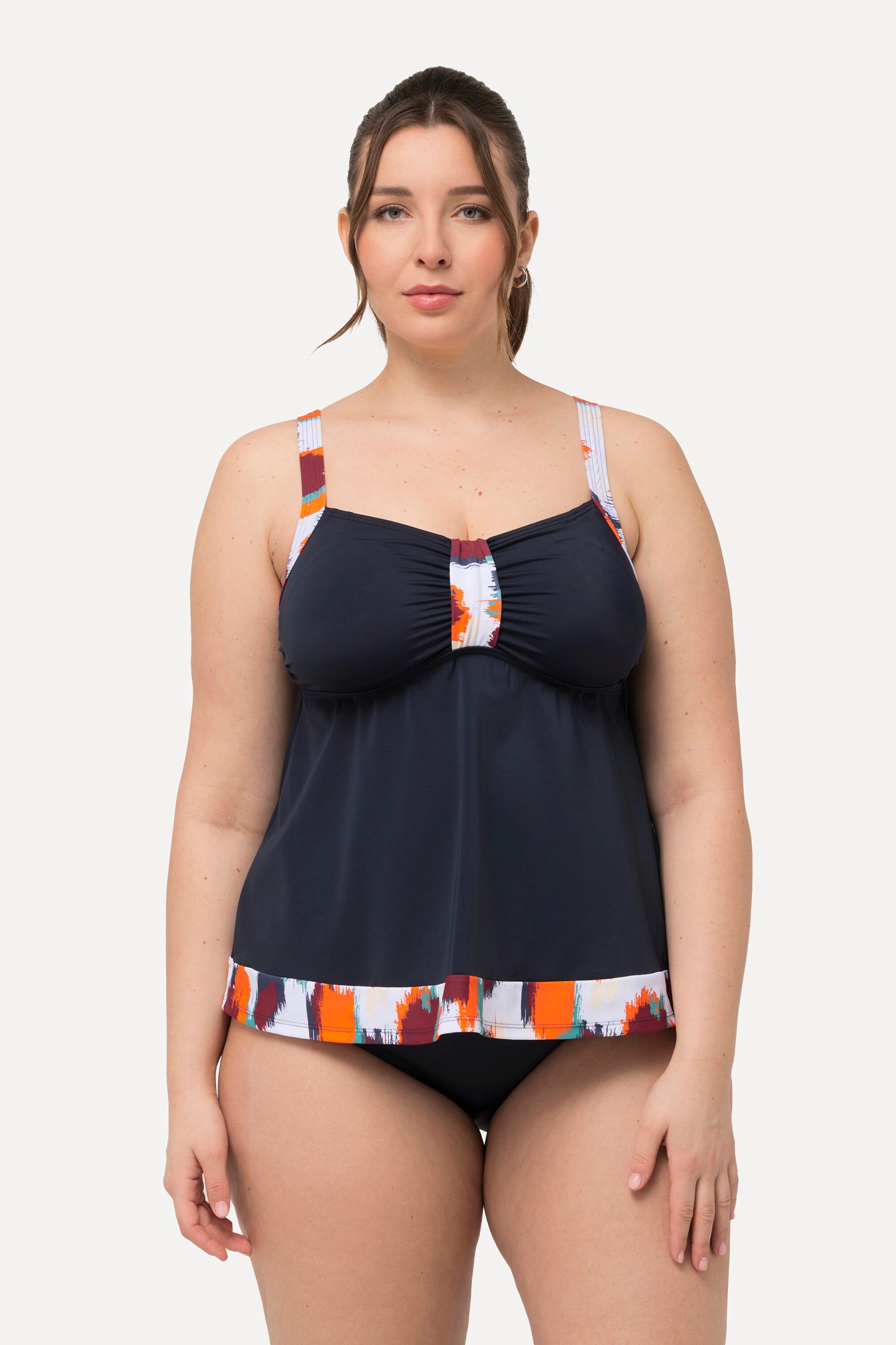 Ulla Popken Tankini Tankini Fleckenmuster Softcups Träger verstellbar günstig online kaufen