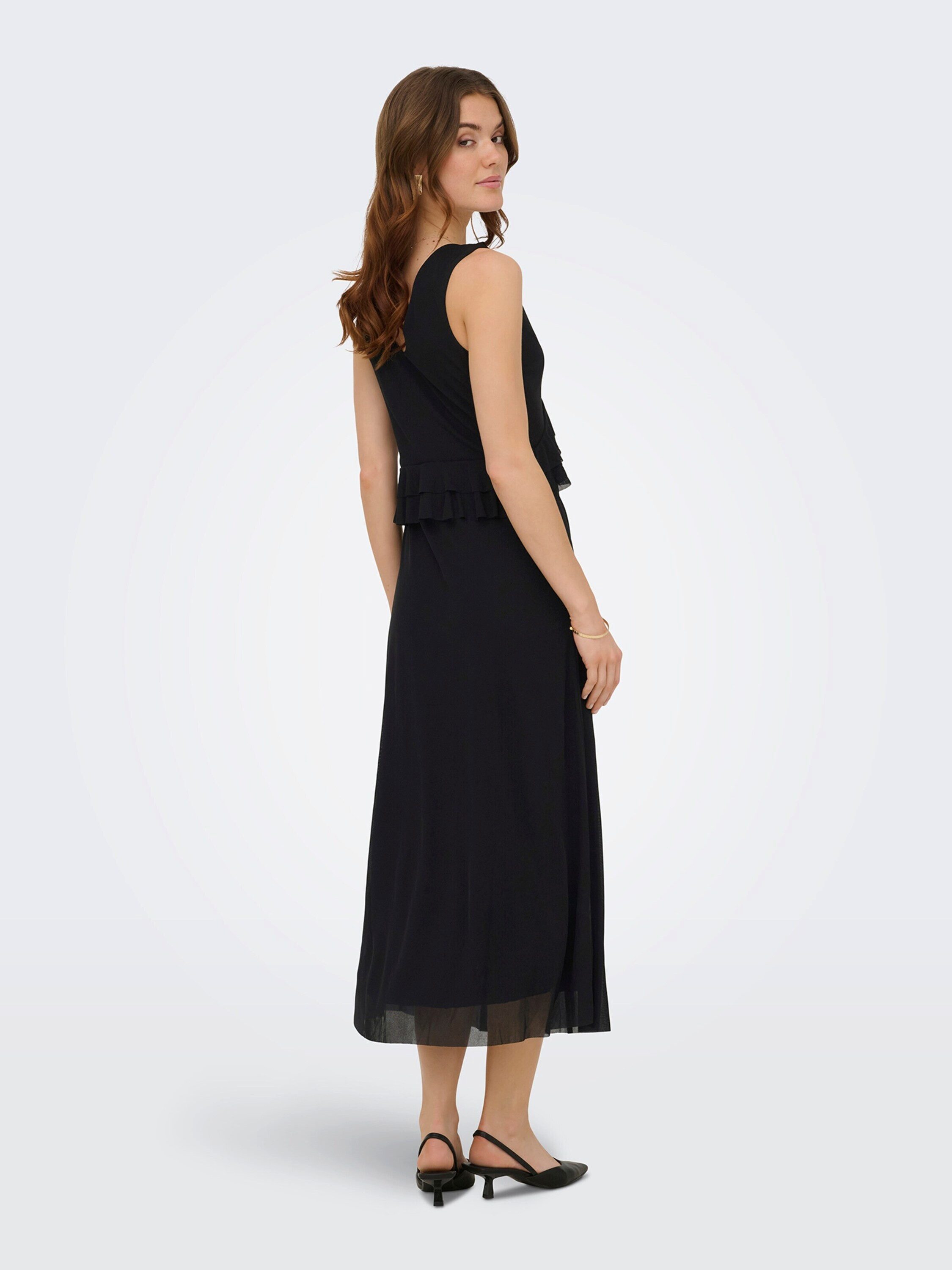 ONLY Maxikleid ONLKazel (1-tlg) Rüschen