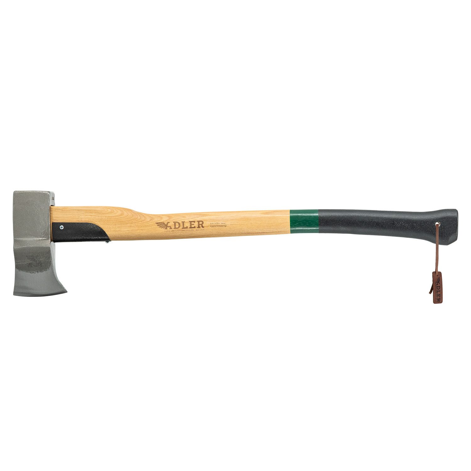 Adler Werkzeug GmbH & Co. KG Spaltaxt Super Spalter (inkl. Lederschutz) rot/schwarz, (1-St), Hickorystiel aus USA