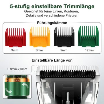 MCURO Bartschneider für Herrn, Profi Haarschneidemaschine, IP55 wasserdicht