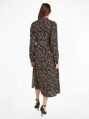 Tommy Jeans Shirtkleid TJW FLORAL BELTED MIDI DRESS (2-tlg) mit floralem Print & Gürtel