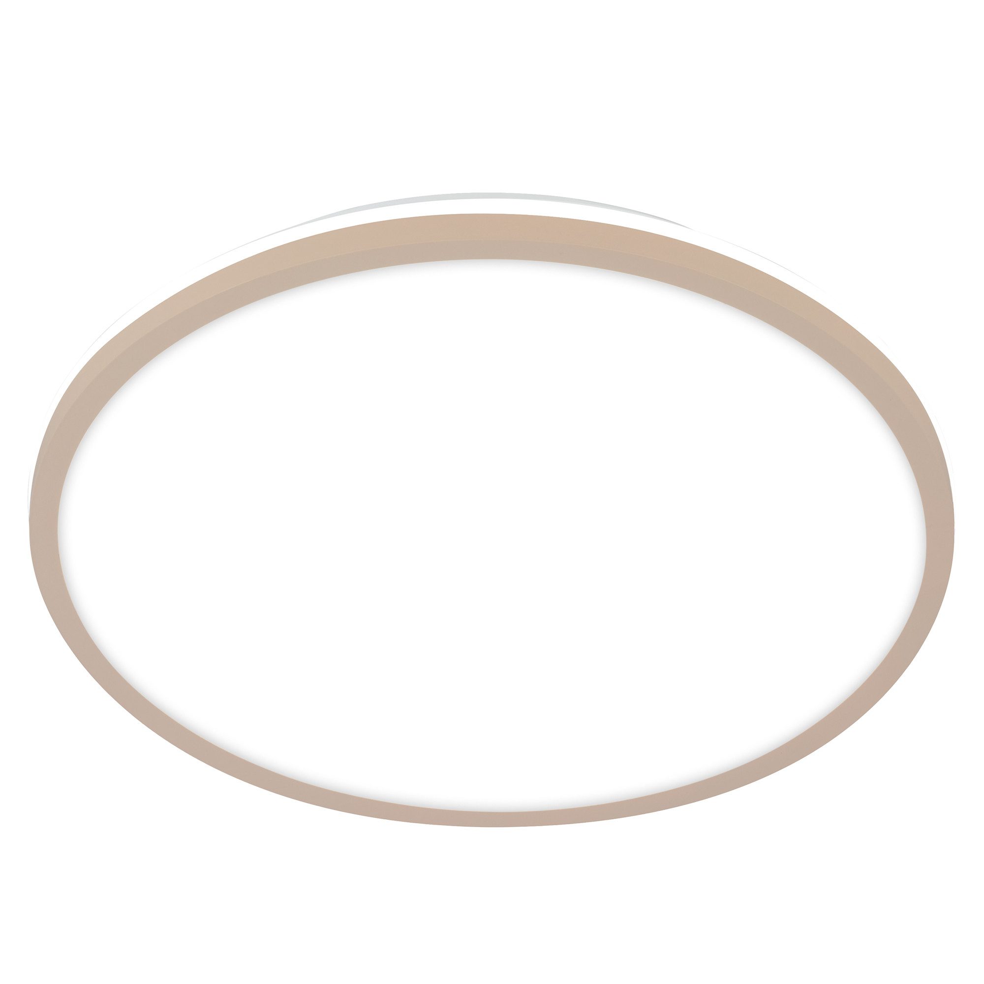 Briloner Leuchten Deckenleuchte LED Deckenlampe Backlighteffekt IP20 Neutralweiß Büro Flur, LED fest integriert, 4000K, mit Backlighteffekt, IP20, silber, 28 cm